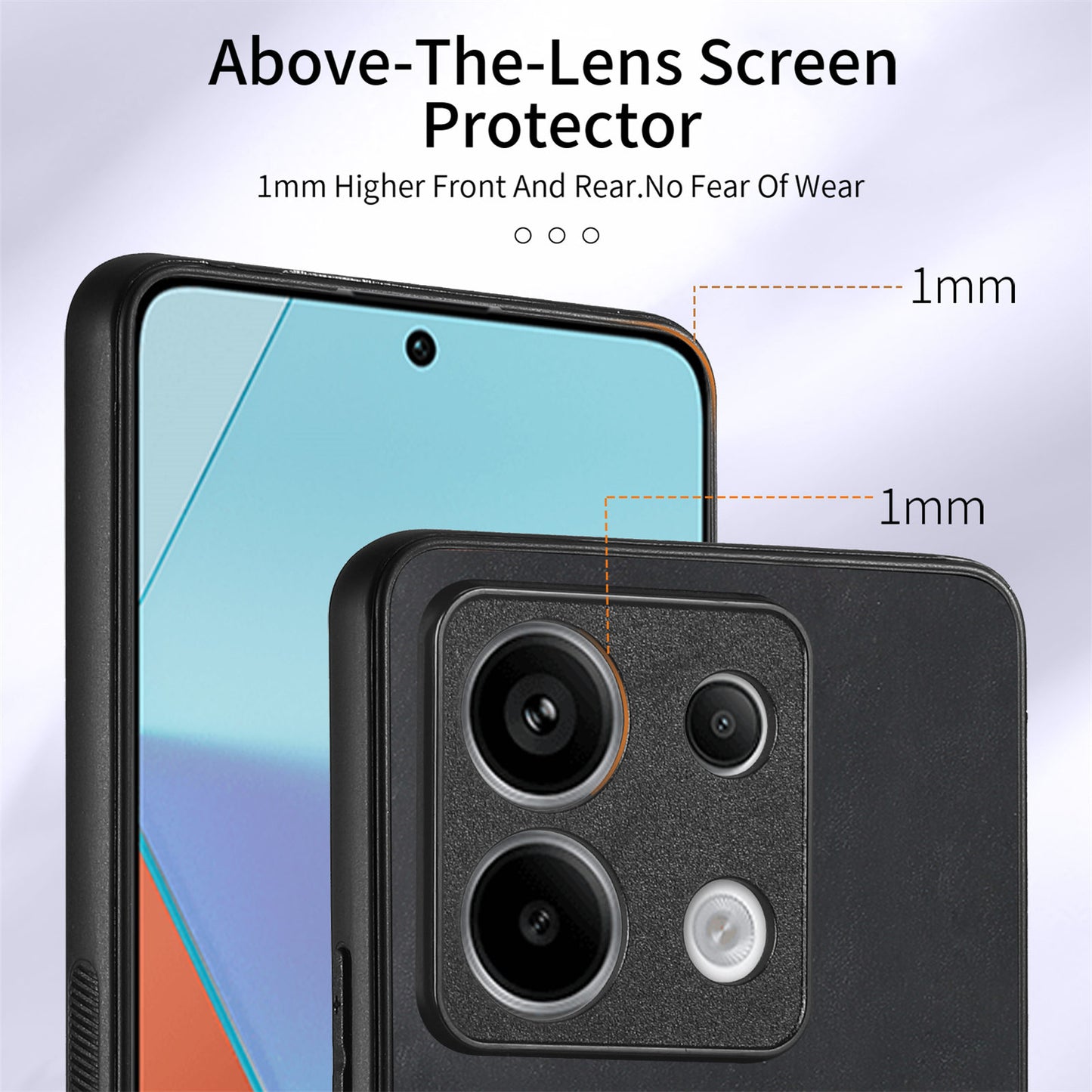 D2 For Xiaomi Redmi Note 13 Pro 5G / Poco X6 5G Phone Case with Ring Kickstand Anit-Fall Cover - Black