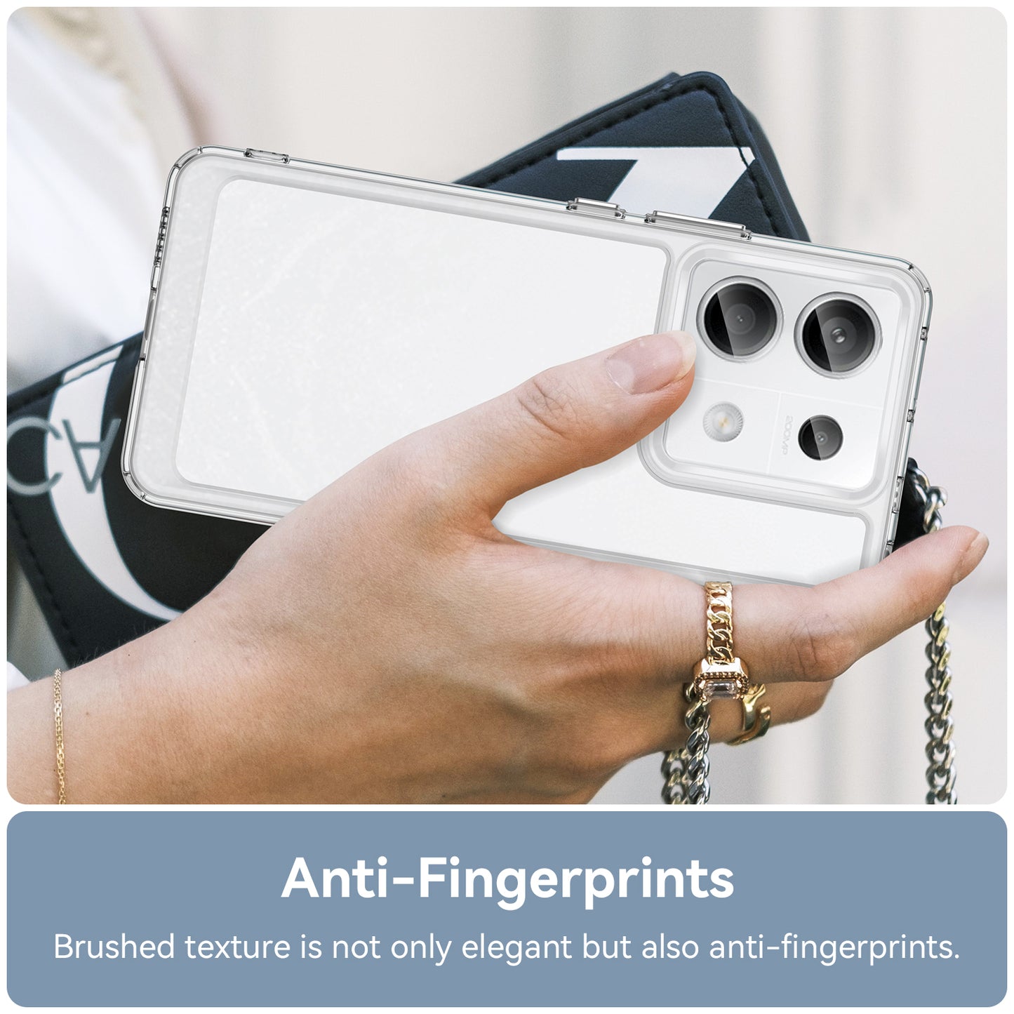 Candy Series for Xiaomi Redmi Note 13 Pro 5G / Poco X6 5G Case Clear TPU Mobile Phone Cover - Transparent