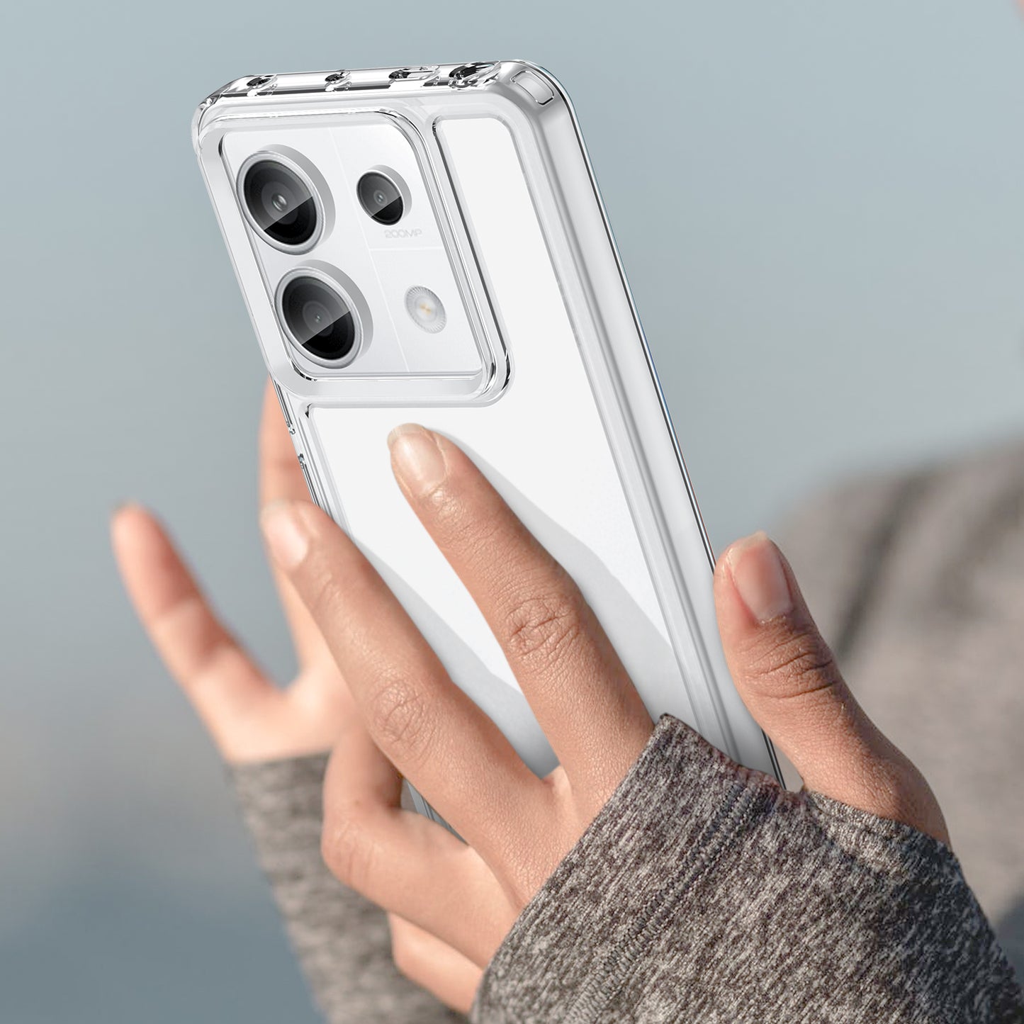 Candy Series for Xiaomi Redmi Note 13 Pro 5G / Poco X6 5G Case Clear TPU Mobile Phone Cover - Transparent