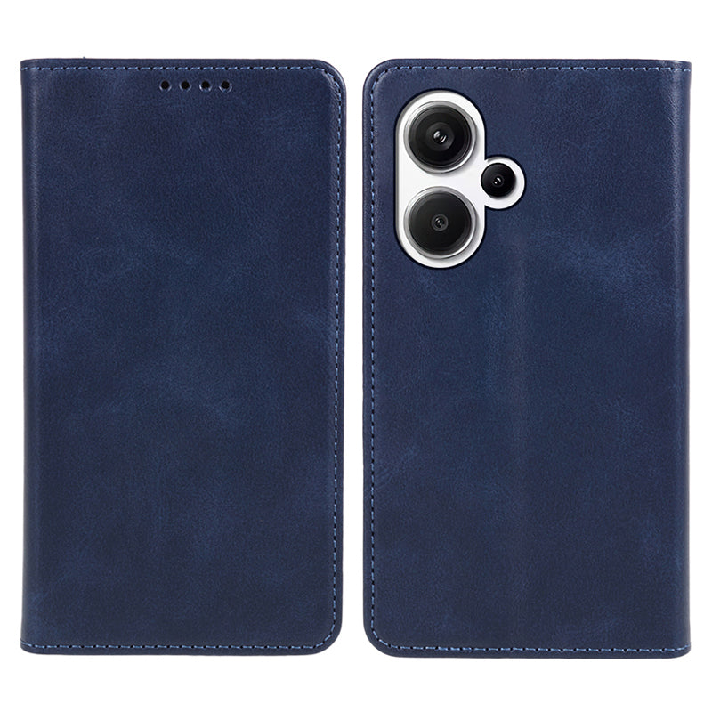 For Xiaomi Redmi Note 13 Pro+ 5G Case Shockproof PU Leather Wallet Cell Phone Cover - Blue
