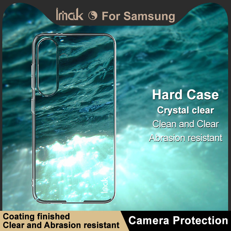 IMAK Crystal Case II Pro for Samsung Galaxy S24 Hard PC Case Clear Phone Back Protector