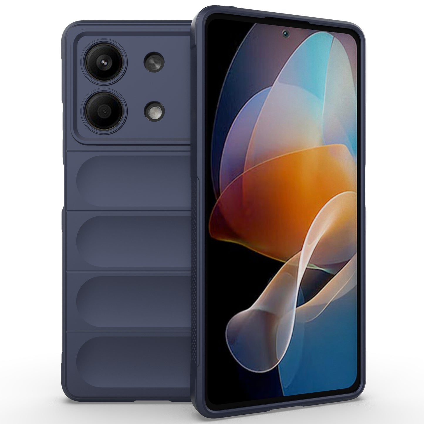 For Xiaomi Redmi Note 13R Pro 5G TPU Case Anti-drop Phone Cover - Dark Blue