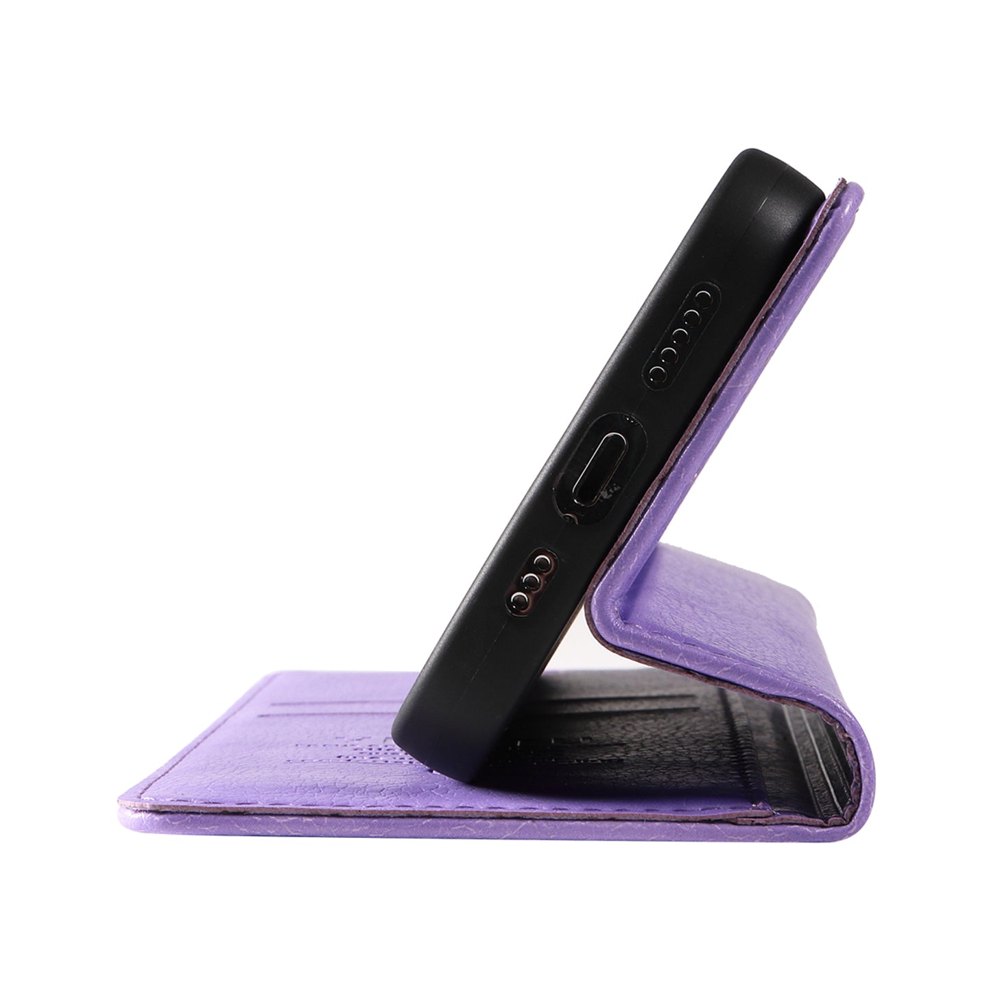 YIKATU YK-006 For Xiaomi Redmi Note 13 4G Leather Case Magnetic Closing Litchi Texture - Purple