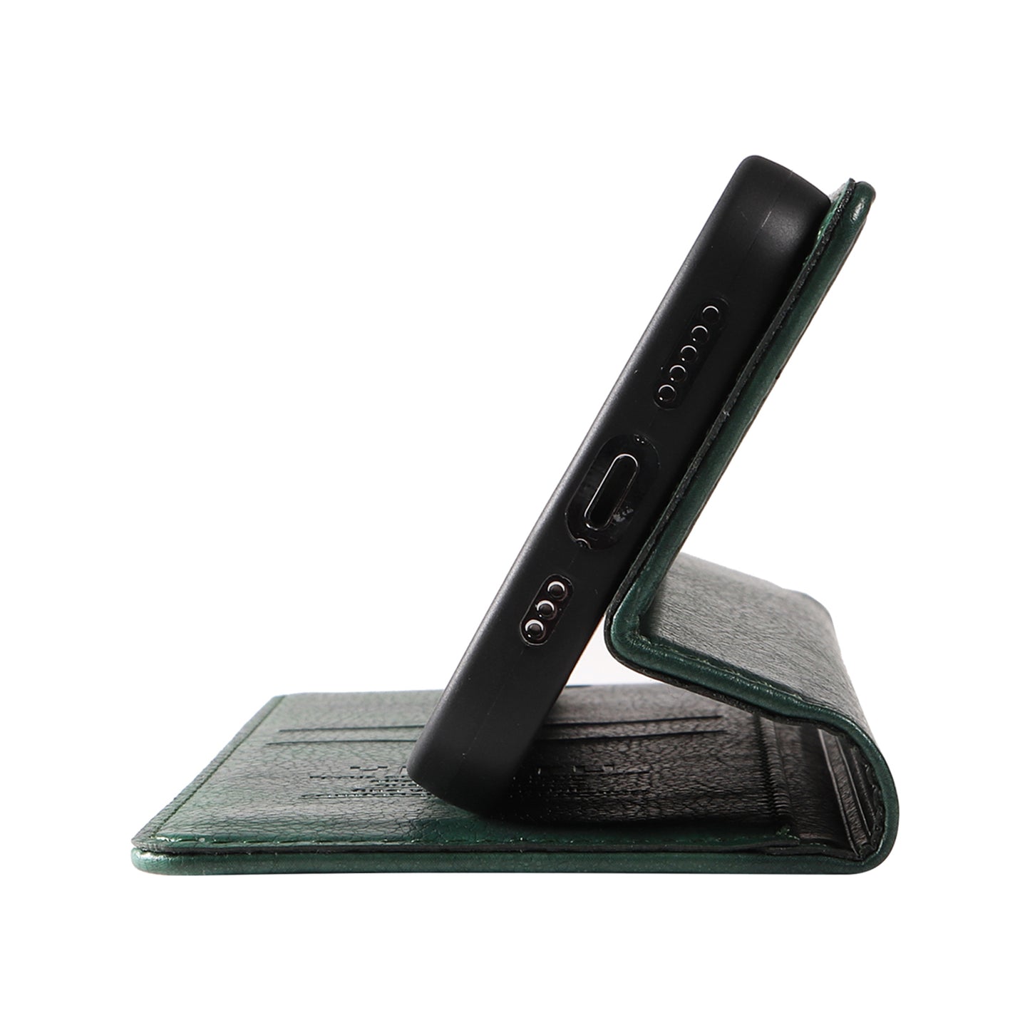 YIKATU YK-006 For Xiaomi Redmi Note 13 4G Leather Case Magnetic Closing Litchi Texture - Green