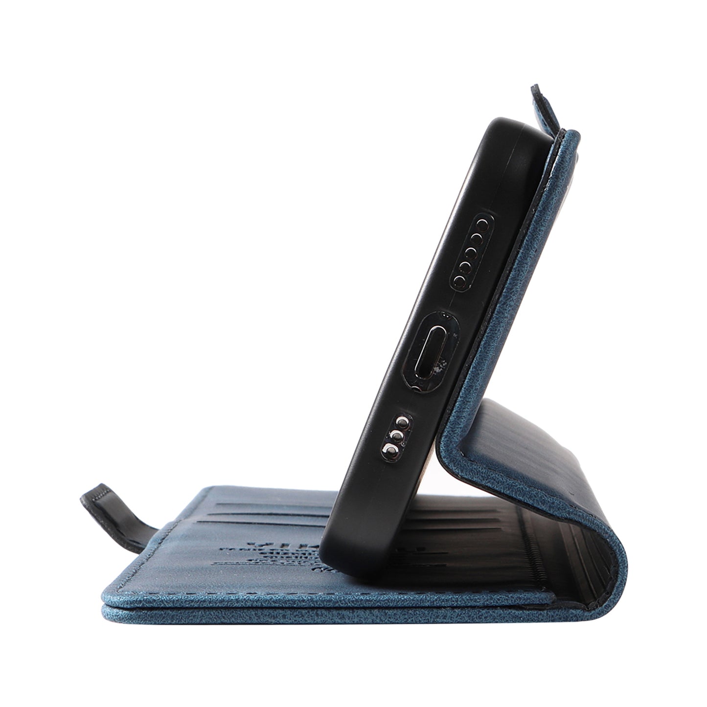 YIKATU YK-005 For Xiaomi Redmi Note 13 4G Wallet Cover Skin-touch Leather Phone Case - Blue