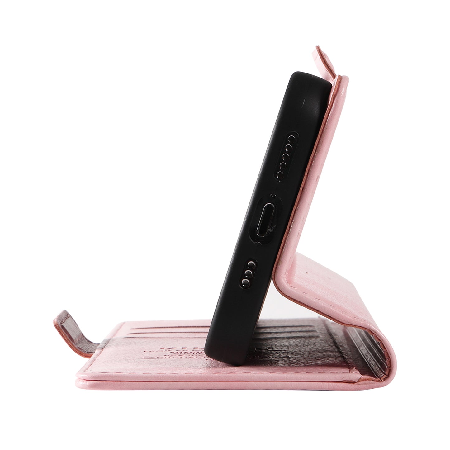 YIKATU YK-007 For Xiaomi Redmi Note 13 4G Leather Case Litchi Texture Cover Phone Wallet - Pink