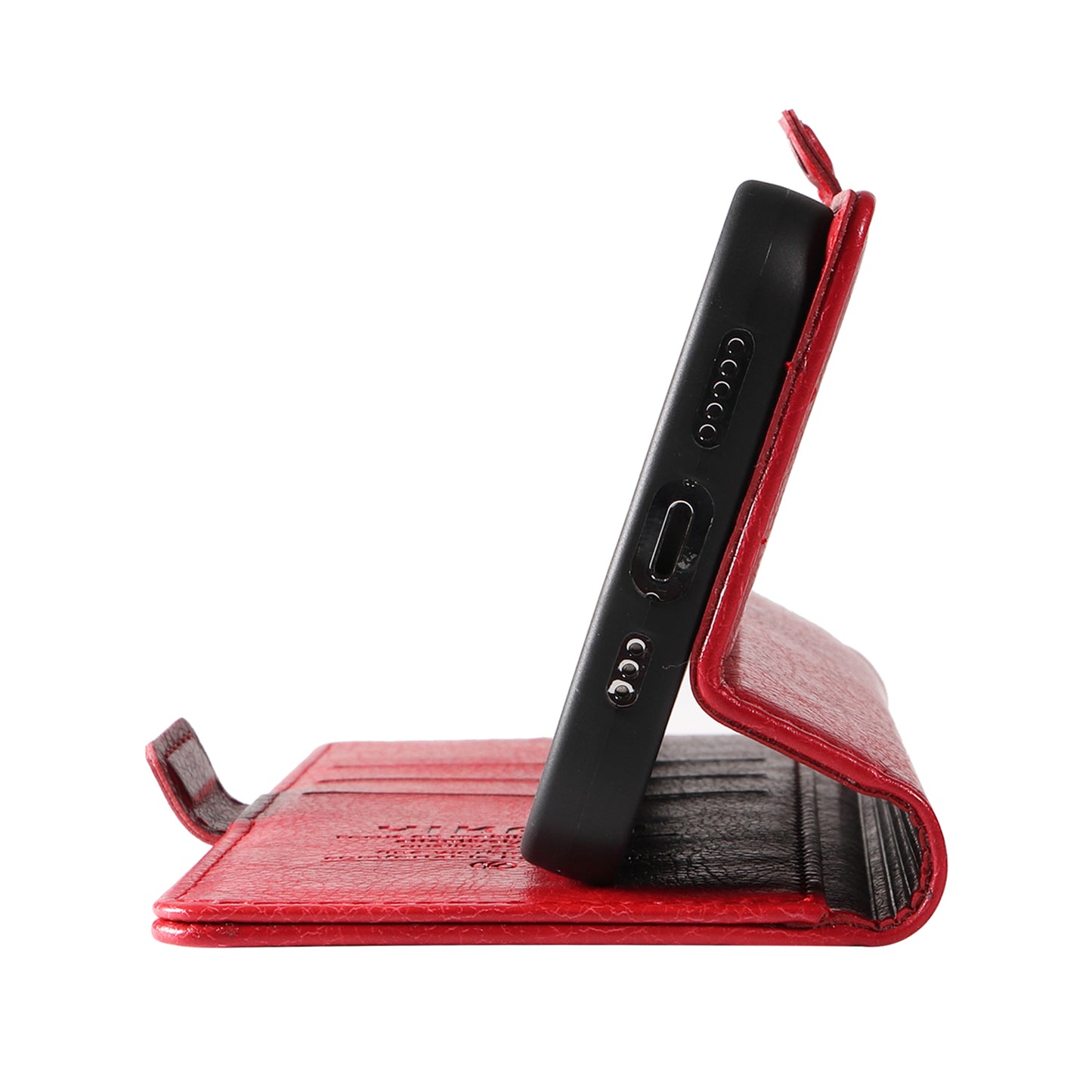 YIKATU YK-007 For Xiaomi Redmi Note 13 4G Leather Case Litchi Texture Cover Phone Wallet - Red