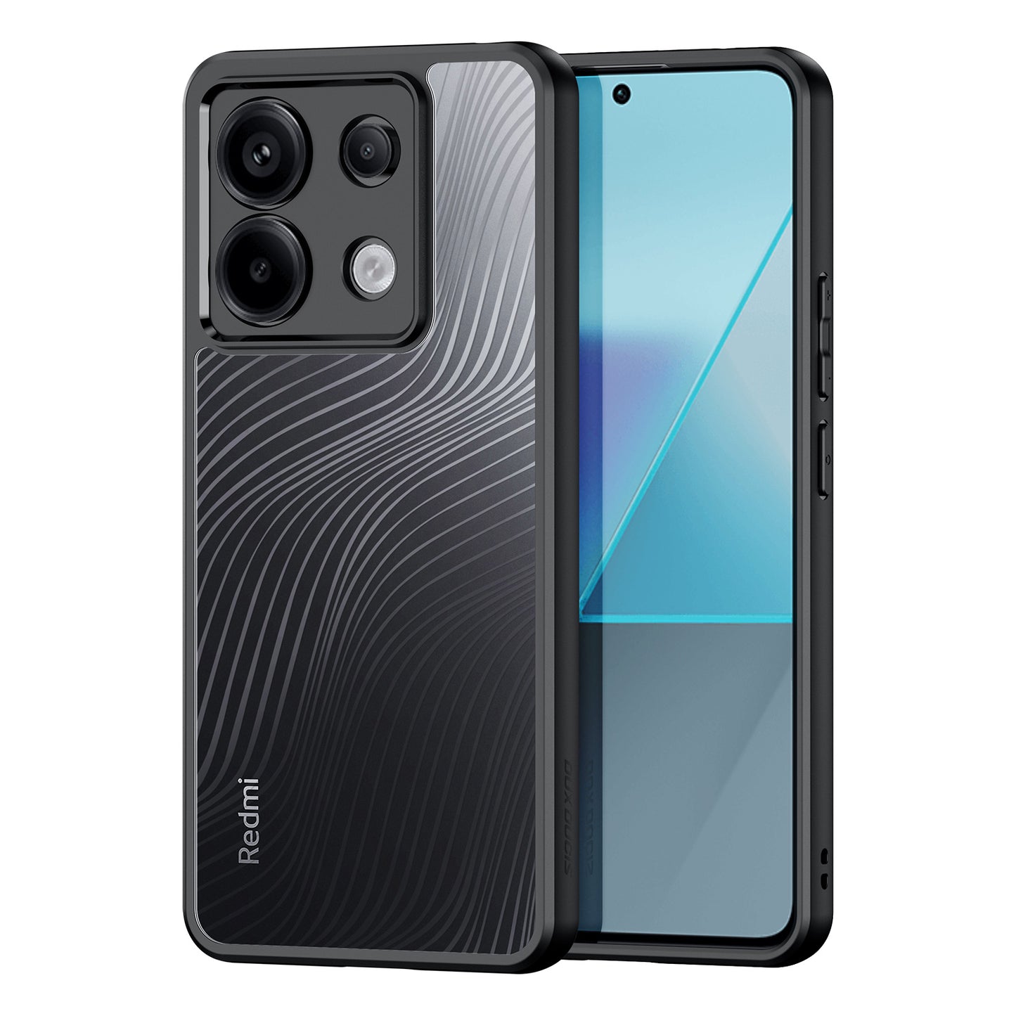 DUX DUCIS Aimo Series For Xiaomi Redmi Note 13 Pro 5G / Poco X6 5G Case Anti-Scratch Cover (REACH Certification) - Black