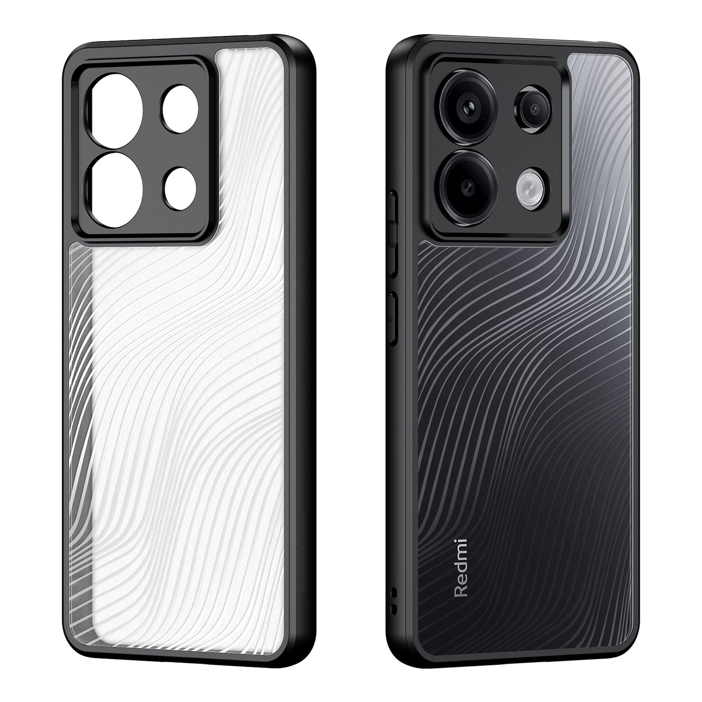 DUX DUCIS Aimo Series For Xiaomi Redmi Note 13 Pro 5G / Poco X6 5G Case Anti-Scratch Cover (REACH Certification) - Black