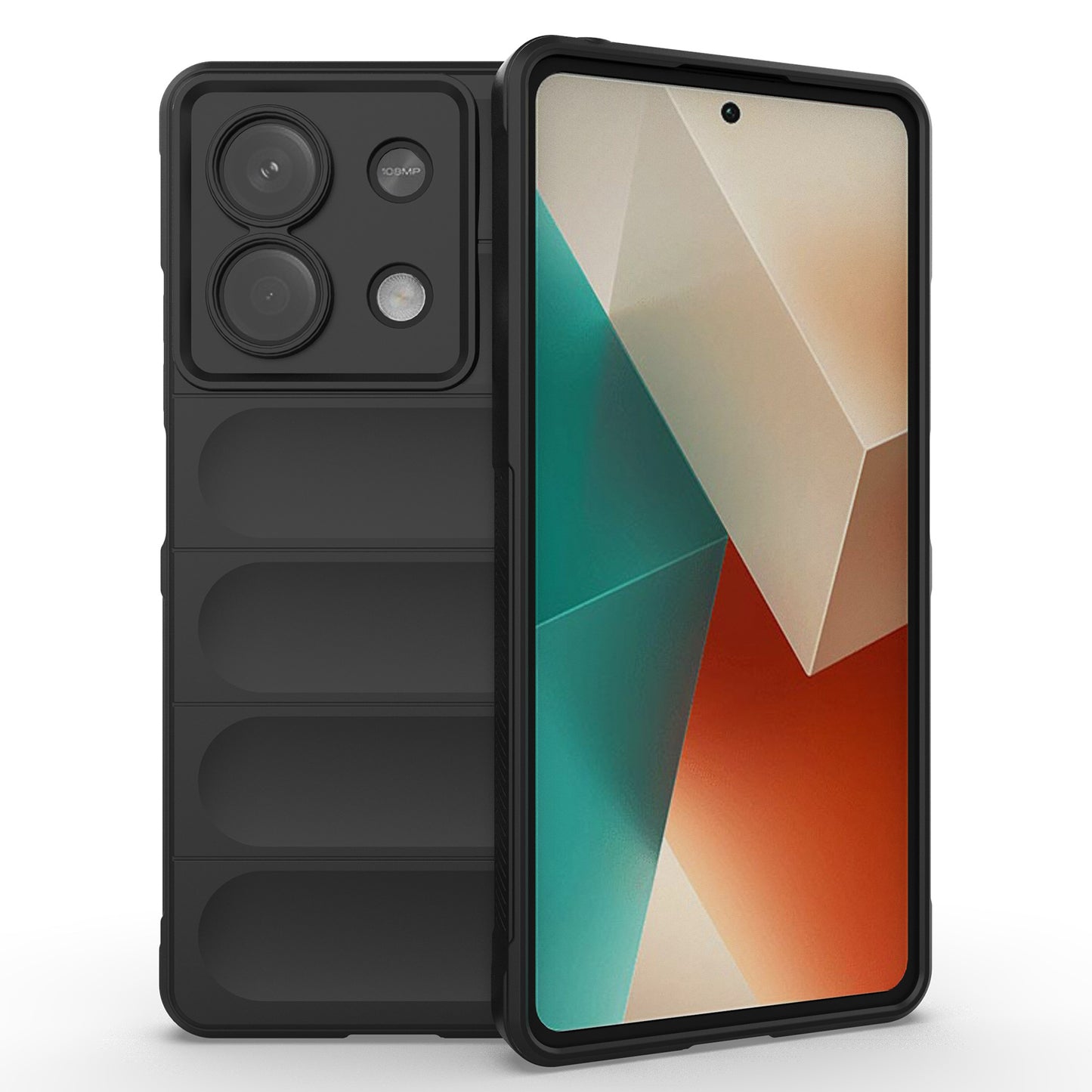 For Xiaomi Redmi Note 13 5G / Note 13 5G (China) Case Soft TPU Protective Phone Cover - Black