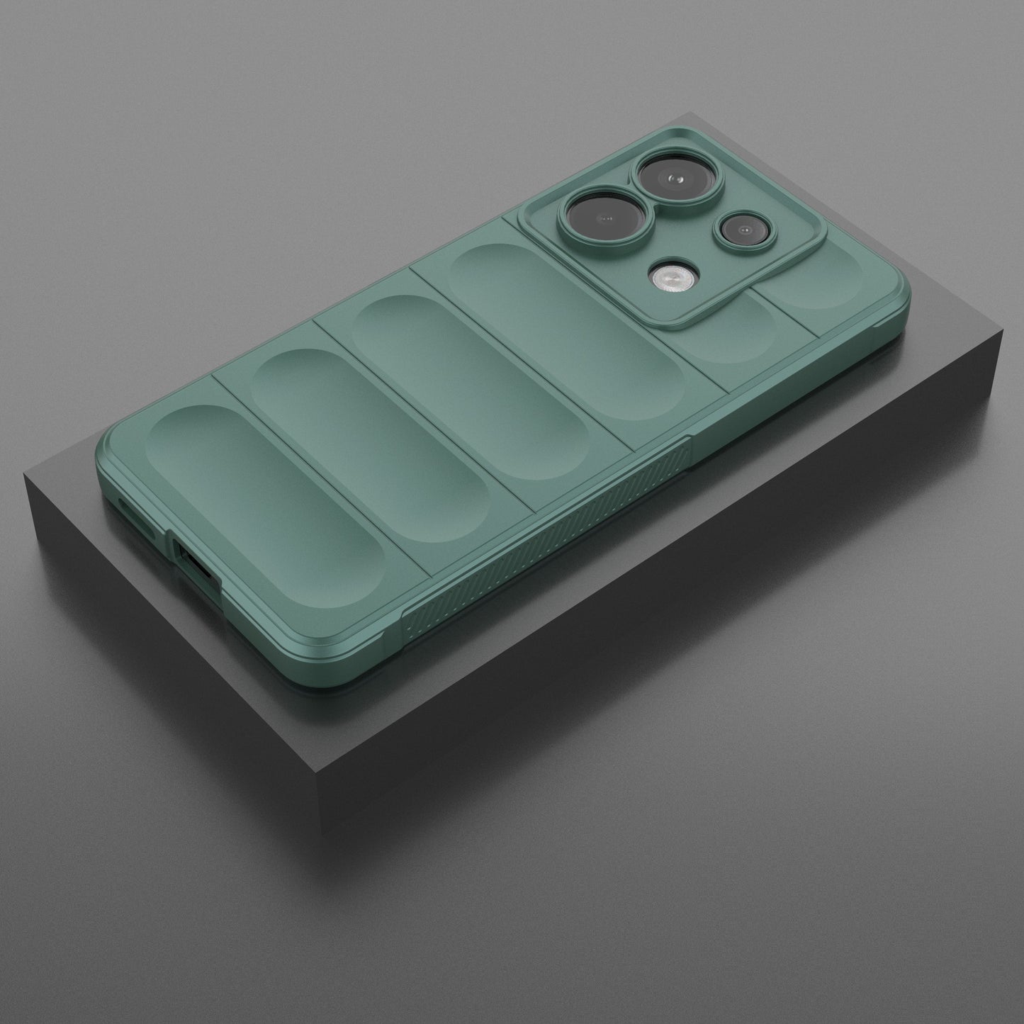 For Xiaomi Redmi Note 13 Pro 5G / Poco X6 5G TPU Case Phone Cover Drop-proof Protection - Green
