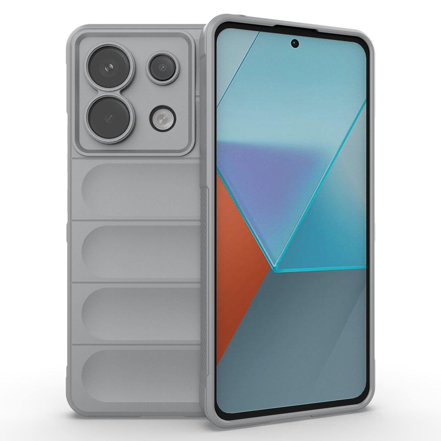 For Xiaomi Redmi Note 13 Pro 5G / Poco X6 5G TPU Case Phone Cover Drop-proof Protection - Light Grey