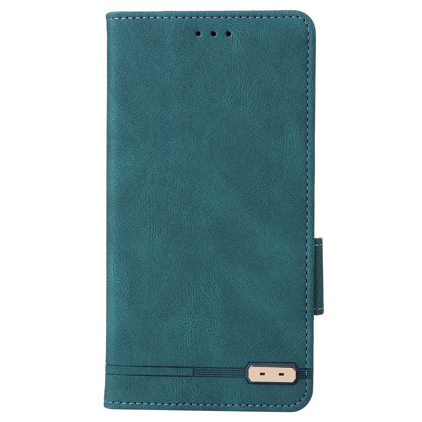 For Xiaomi Redmi Note 13 Pro 5G / Poco X6 5G Wallet Case Hardware Decor Leather Phone Cover - Blue