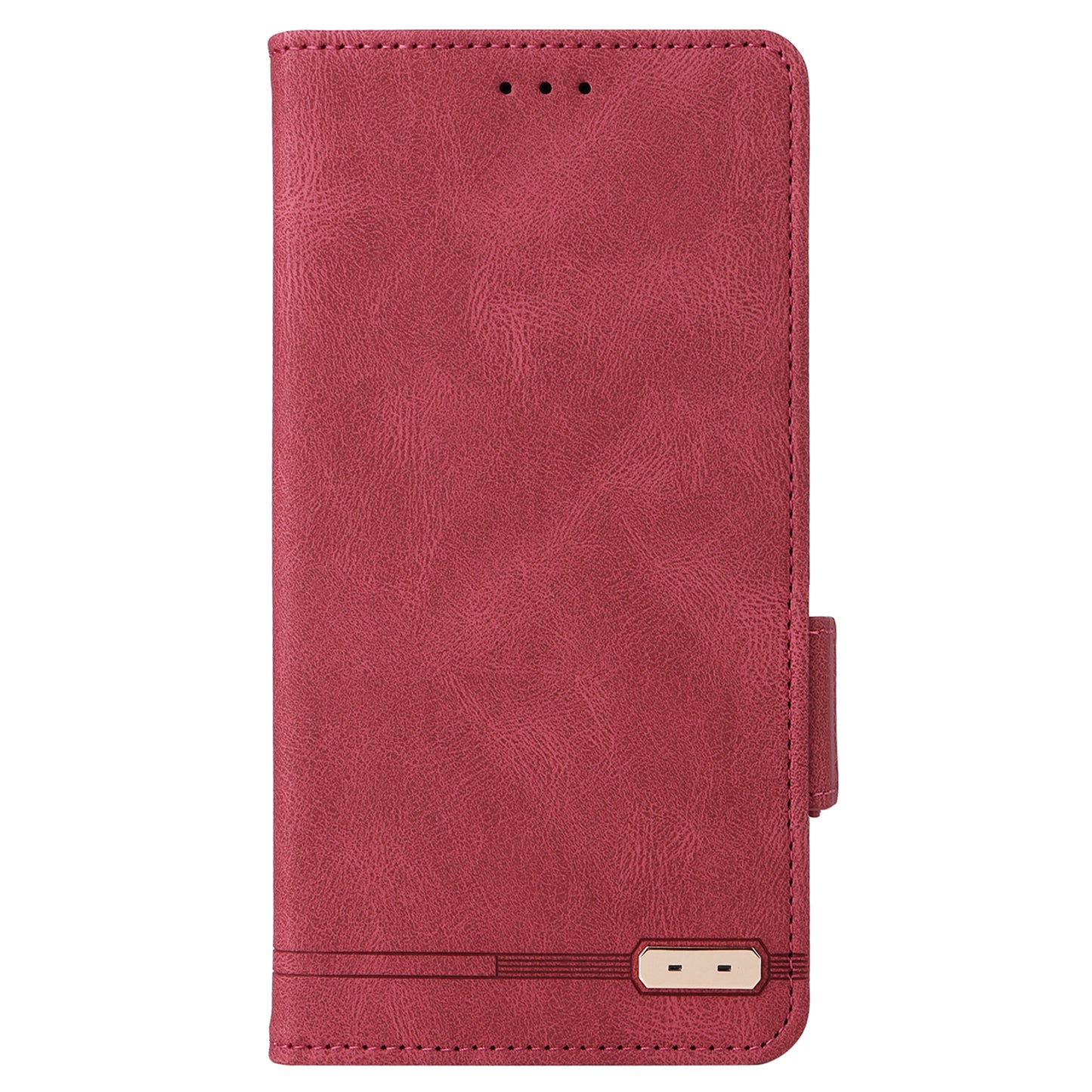 For Xiaomi Redmi Note 13 Pro 5G / Poco X6 5G Wallet Case Hardware Decor Leather Phone Cover - Rose