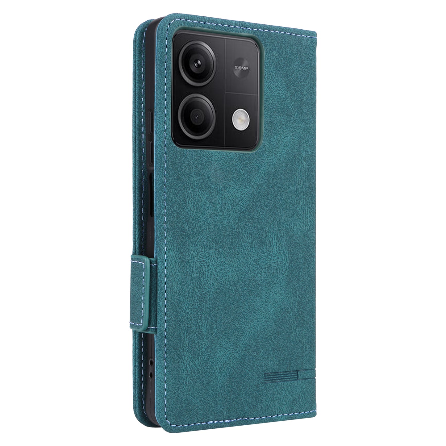 For Xiaomi Redmi Note 13 5G / Note 13 5G (China) Case Wallet PU Leather Flip Phone Cover - Blue