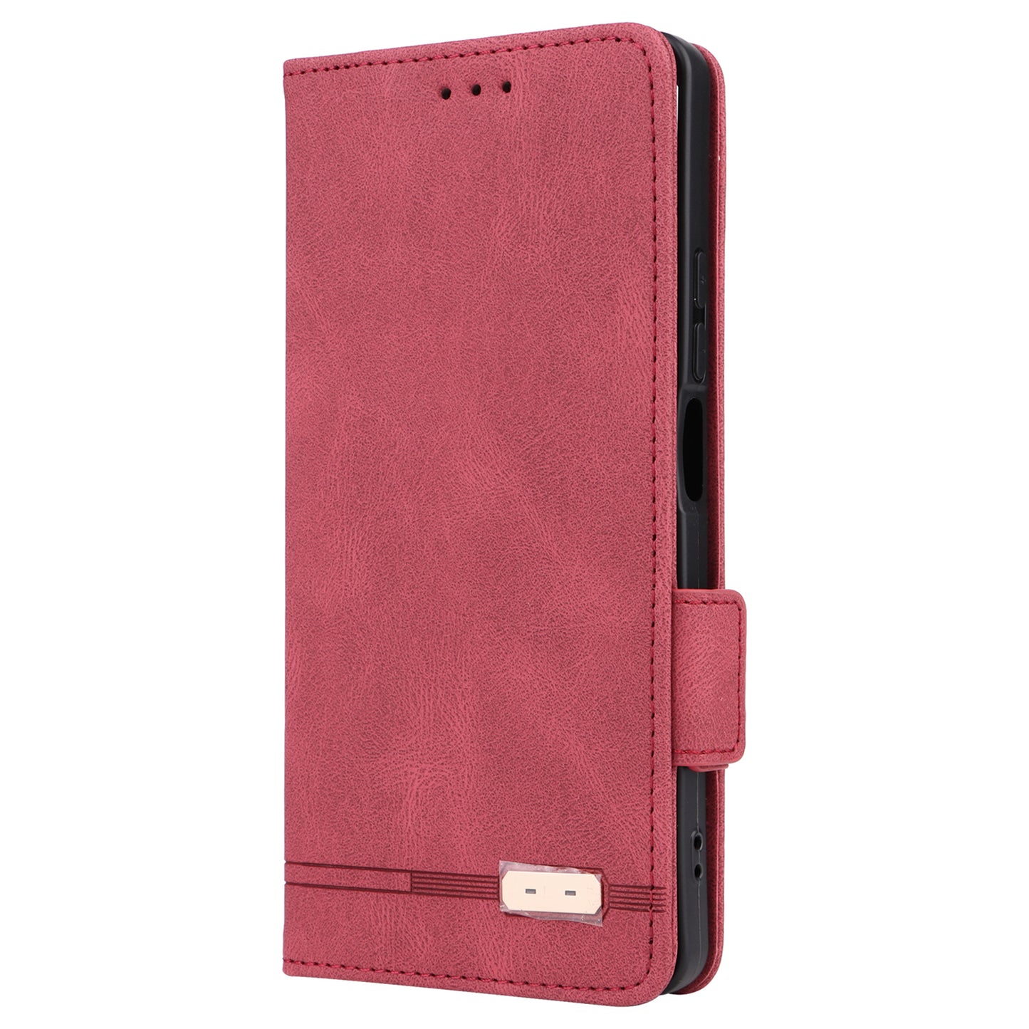 For Xiaomi Redmi Note 13 5G / Note 13 5G (China) Case Wallet PU Leather Flip Phone Cover - Rose