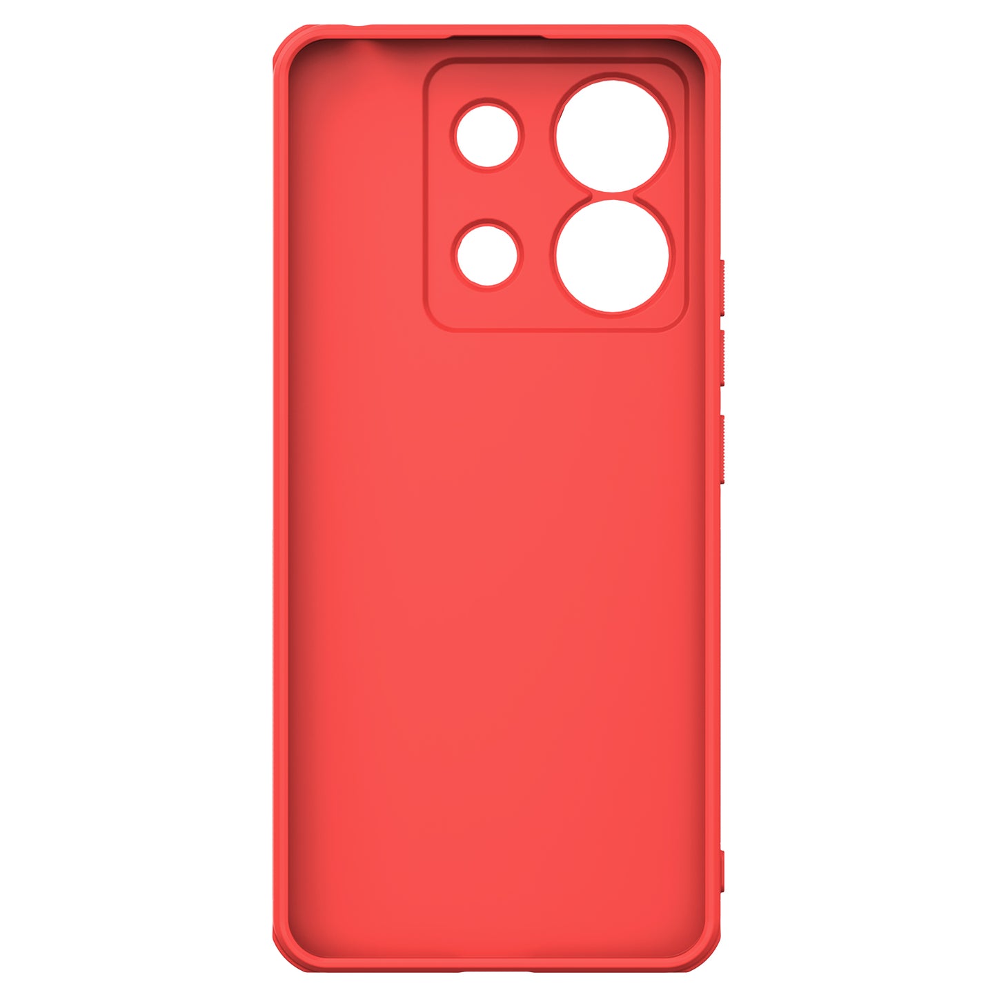 NILLKIN Super Frosted Shield Pro for Xiaomi Redmi Note 13 Pro 5G / Poco X6 5G Back Cover PC+TPU Shockproof Phone Case - Red