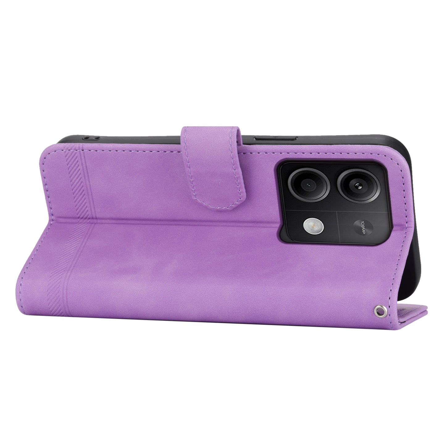 DIERFENG DF-03 for Xiaomi Redmi Note 13 5G / Note 13 5G (China) Case Wallet Leather Cover - Purple