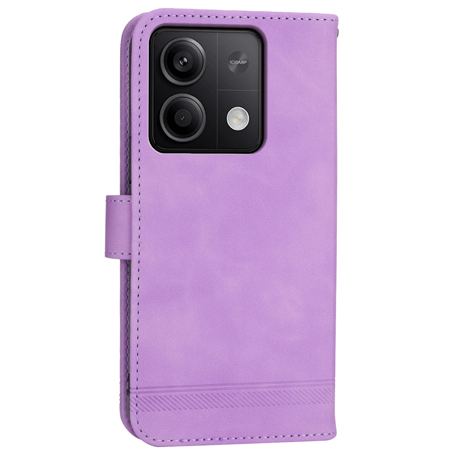 DIERFENG DF-03 for Xiaomi Redmi Note 13 5G / Note 13 5G (China) Case Wallet Leather Cover - Purple