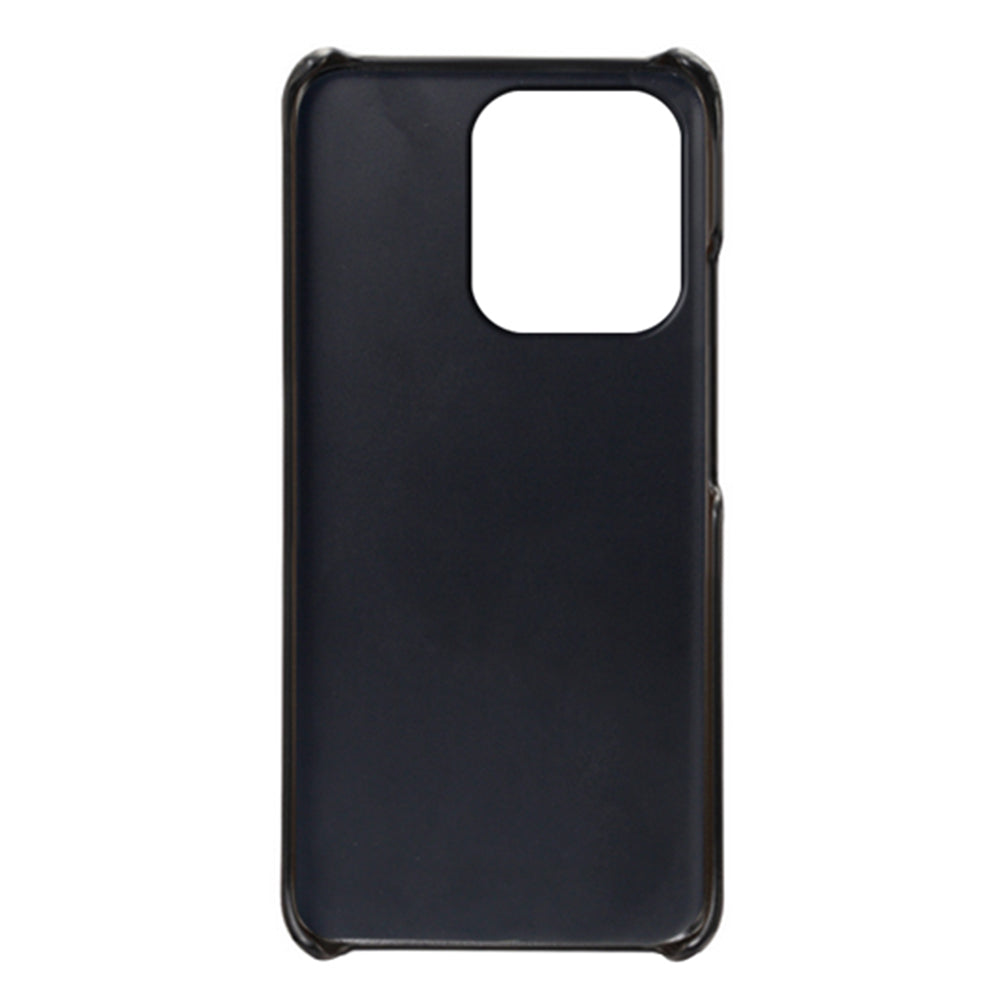 For Xiaomi Redmi Note 13 4G Phone Case Anti-Scratch Shockproof Cover with Card Holder - Black