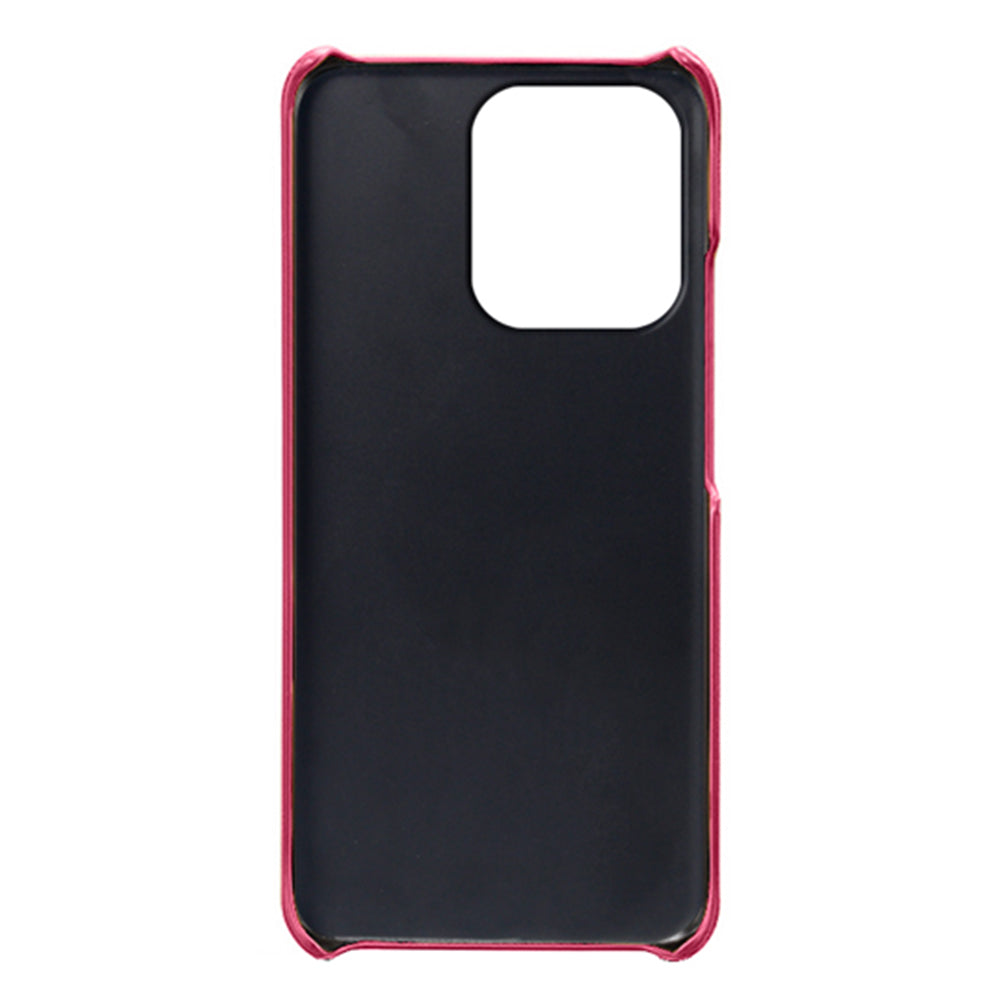 For Xiaomi Redmi Note 13 4G Phone Case Anti-Scratch Shockproof Cover with Card Holder - Rose