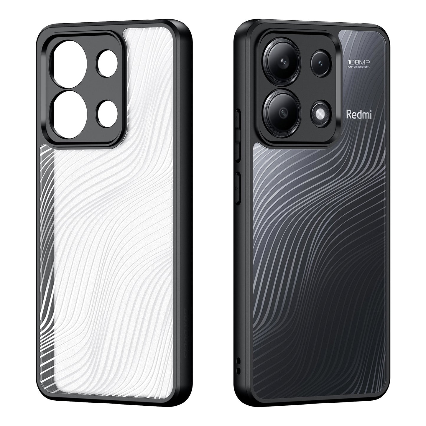 DUX DUCIS Aimo Series For Xiaomi Redmi Note 13 4G Case Shockproof Back Cover (REACH Certification) - Black