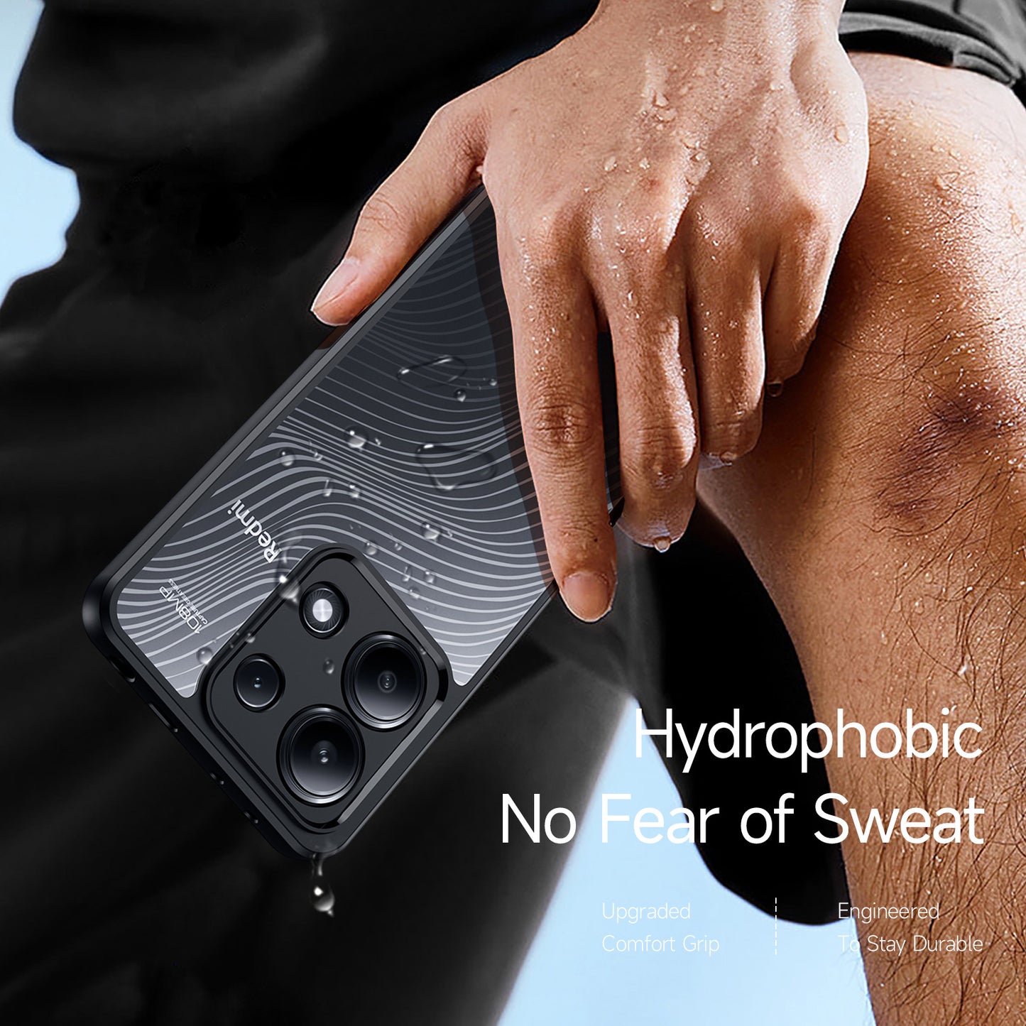 DUX DUCIS Aimo Series For Xiaomi Redmi Note 13 4G Case Shockproof Back Cover (REACH Certification) - Black