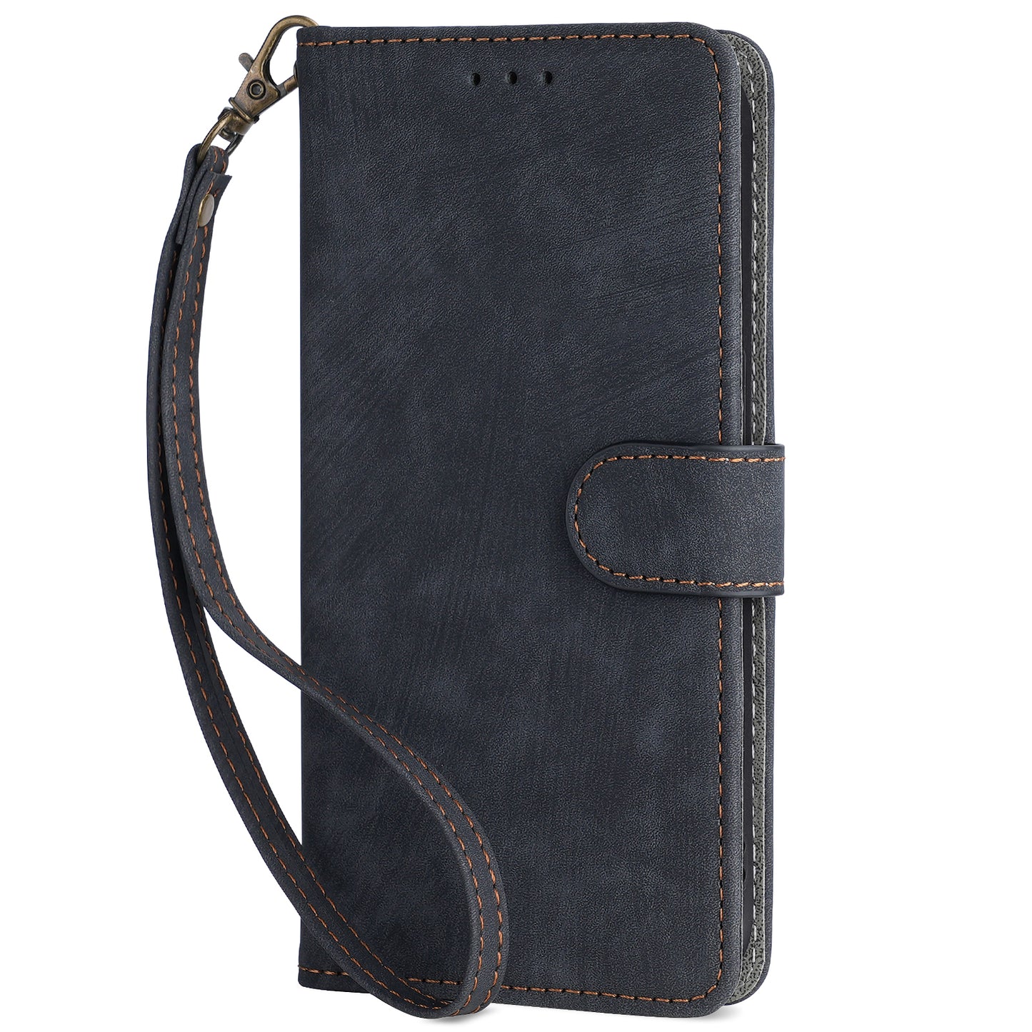 For Xiaomi Redmi Note 13 4G Wallet Leather Case Phone Cover RFID Blocking Protection - Black
