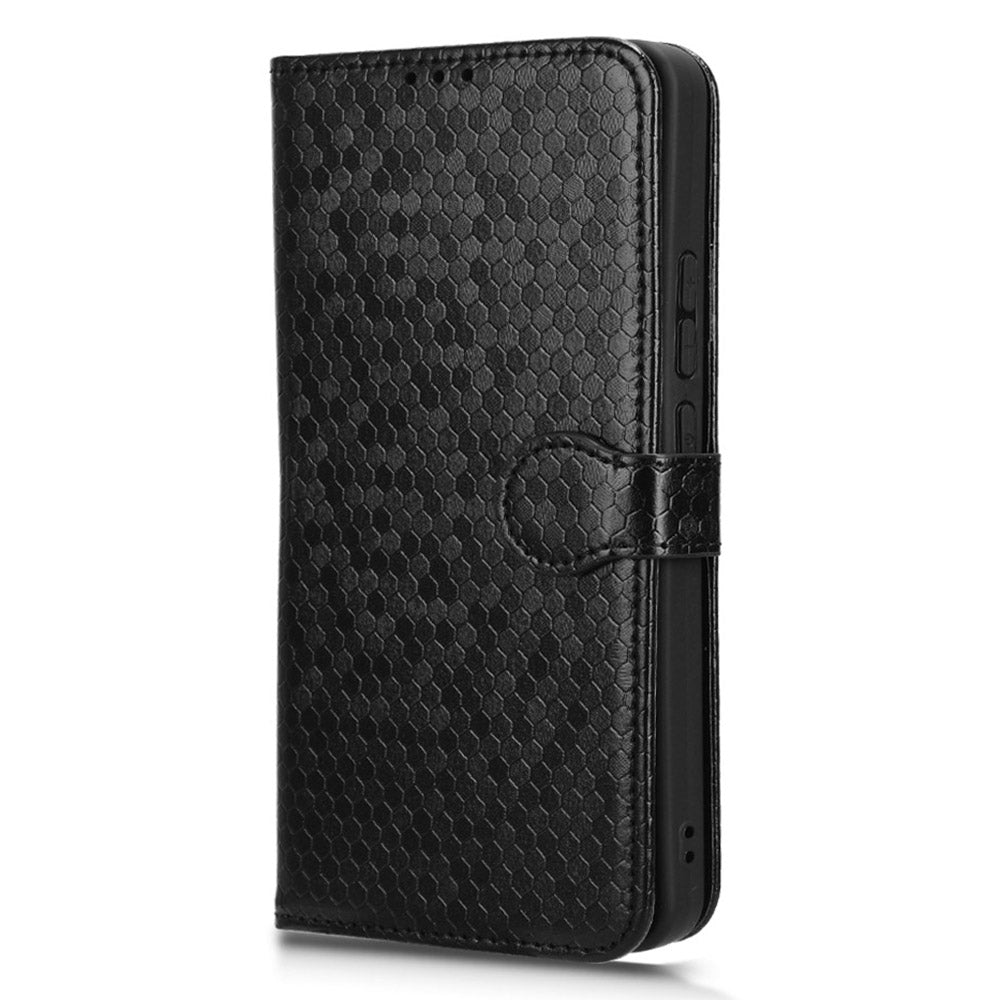 For Xiaomi Redmi Note 13 4G Flip Phone Case Wallet Leather Stand Cover - Black