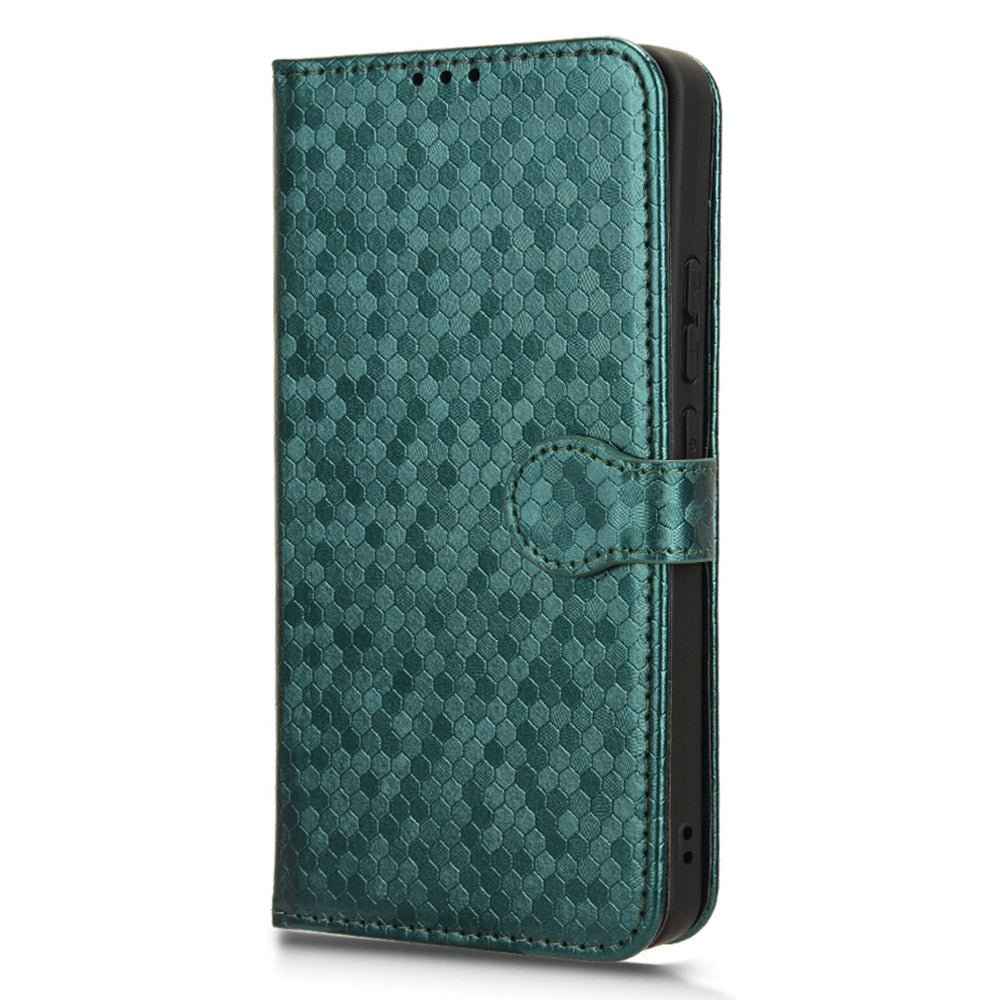 For Xiaomi Redmi Note 13 4G Flip Phone Case Wallet Leather Stand Cover - Green