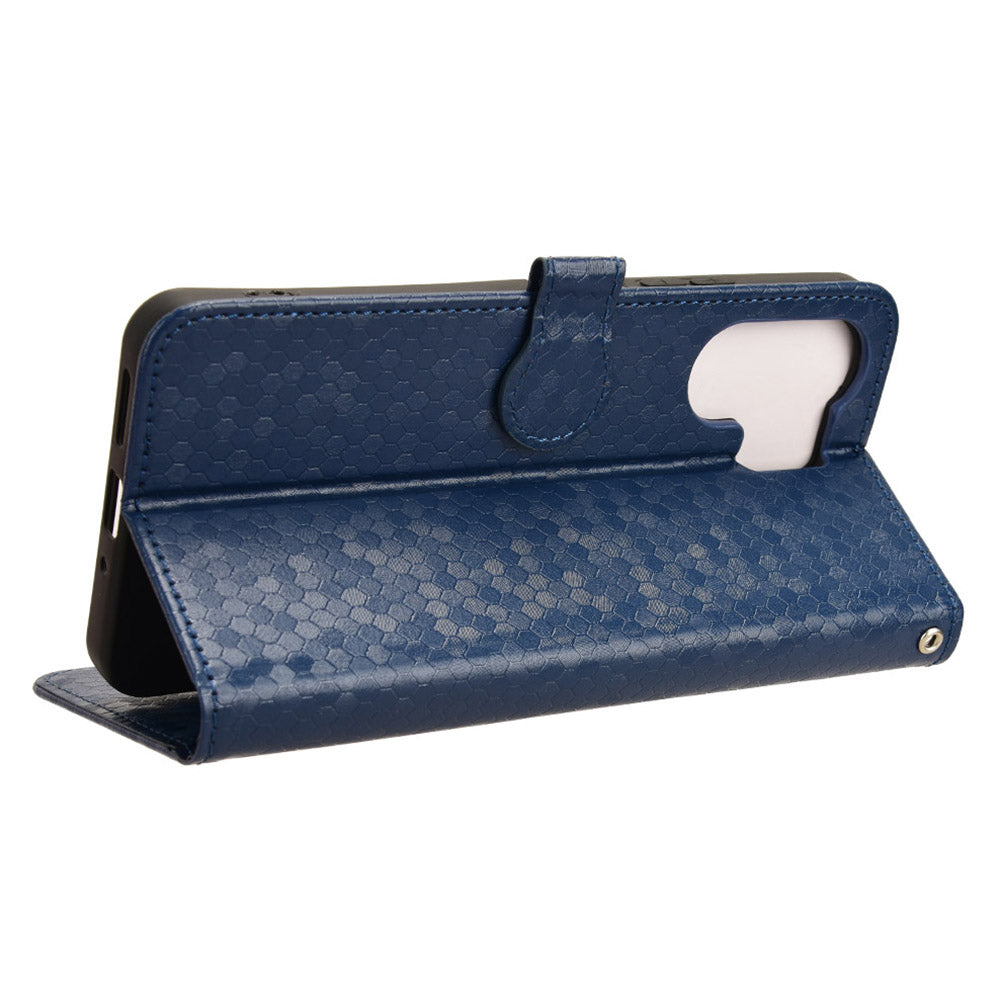 For Xiaomi Redmi 13C 5G / 4G / Poco C65 4G / Redmi Note 13R 5G Case Wallet Leather Flip Cover - Dark Blue