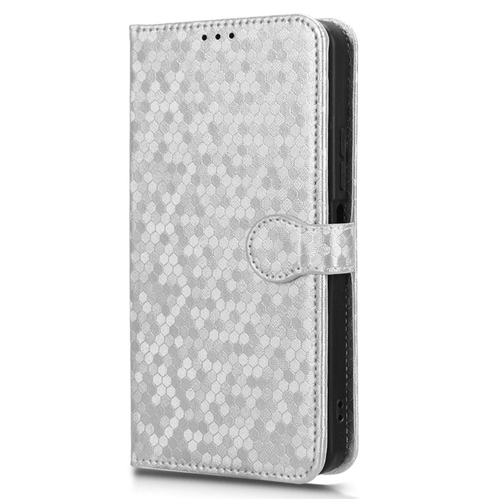 For Xiaomi Redmi 13C 5G / 4G / Poco C65 4G / Redmi Note 13R 5G Case Wallet Leather Flip Cover - Silver
