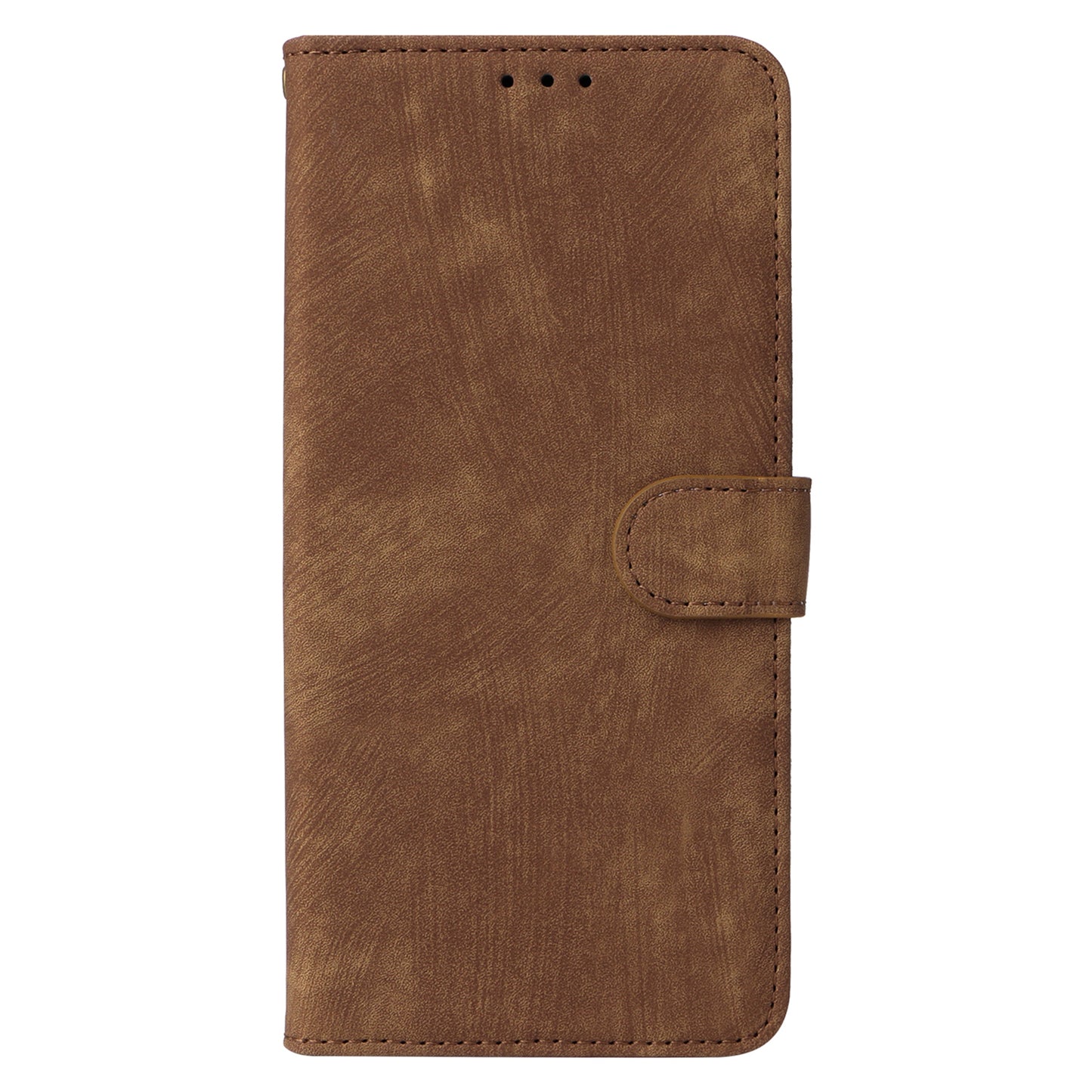 For vivo X100 Pro 5G Case Leather Flip Stand Phone Cover with RFID Blocking Function - Brown