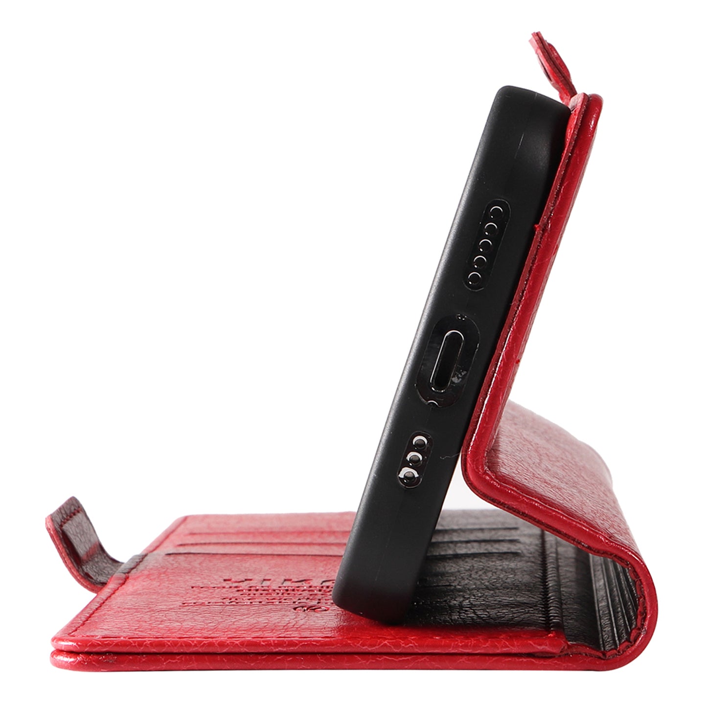 YIKATU YK-007 For Xiaomi Redmi Note 13 Pro 4G / Poco M6 Pro 4G Case Wallet Leather Phone Cover - Red