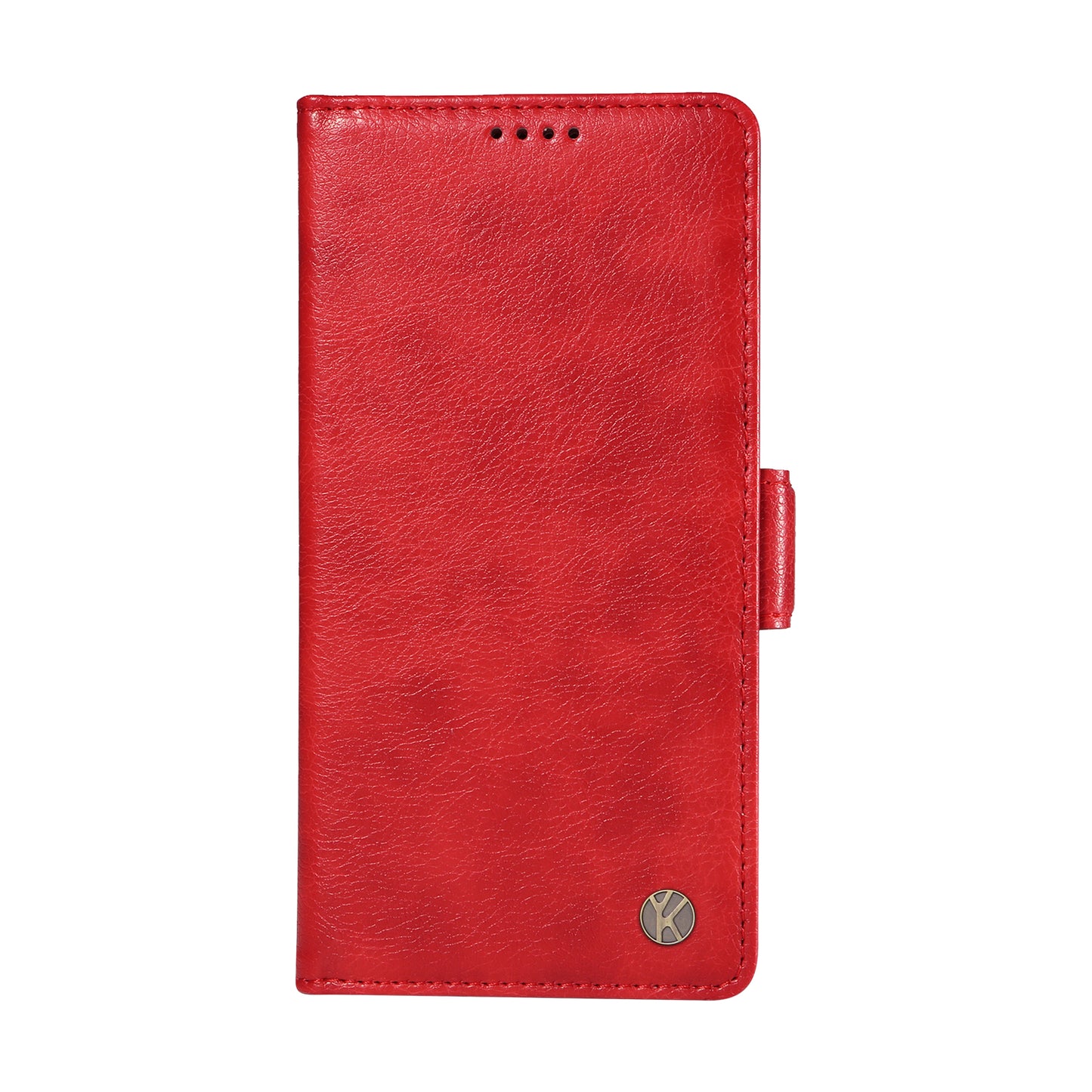 YIKATU YK-007 For Xiaomi Redmi Note 13 Pro 4G / Poco M6 Pro 4G Case Wallet Leather Phone Cover - Red