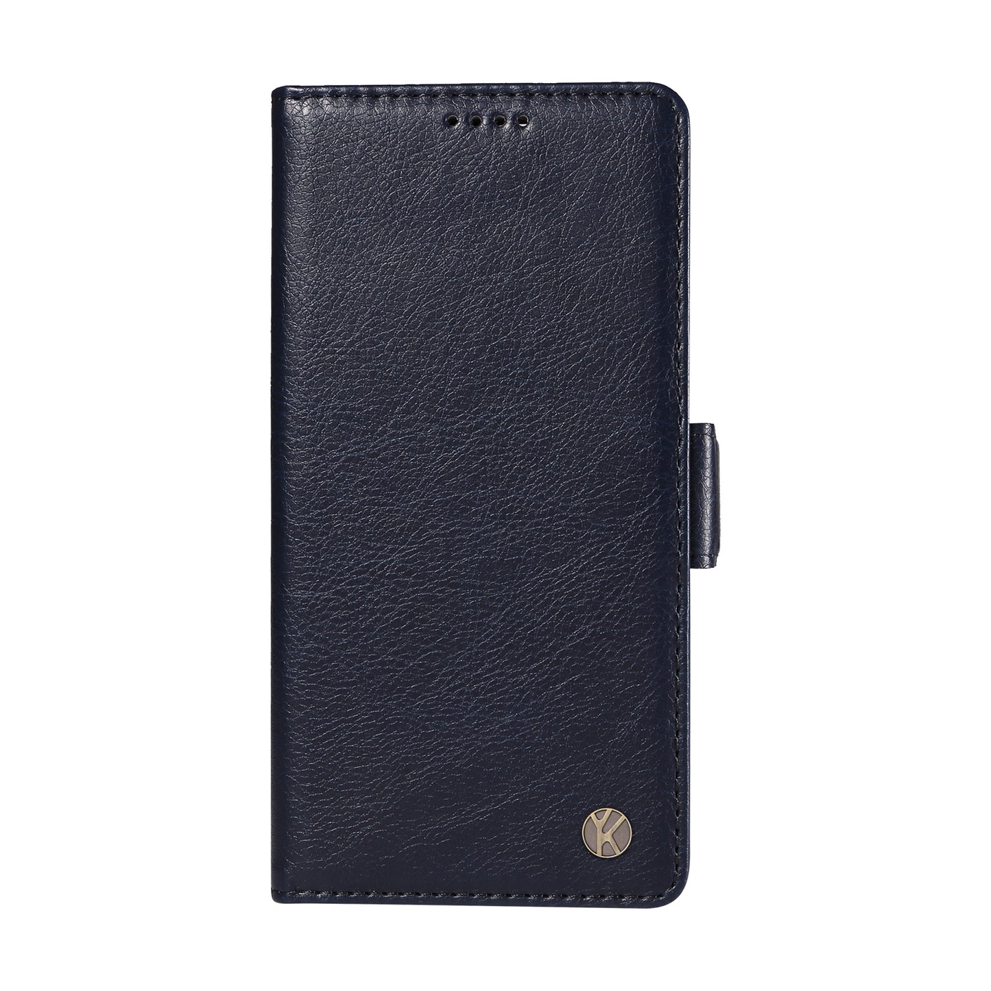 YIKATU YK-007 For Xiaomi Redmi Note 13 Pro 4G / Poco M6 Pro 4G Case Wallet Leather Phone Cover - Navy Blue