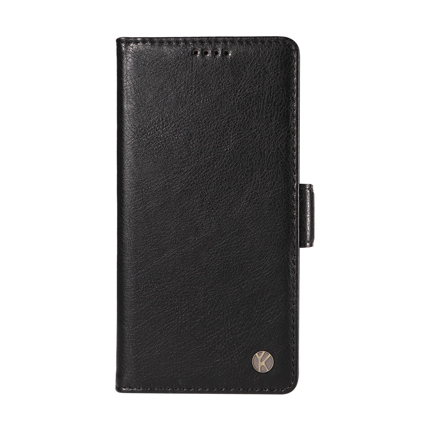 YIKATU YK-007 For Xiaomi Redmi Note 13 Pro 4G / Poco M6 Pro 4G Case Wallet Leather Phone Cover - Black