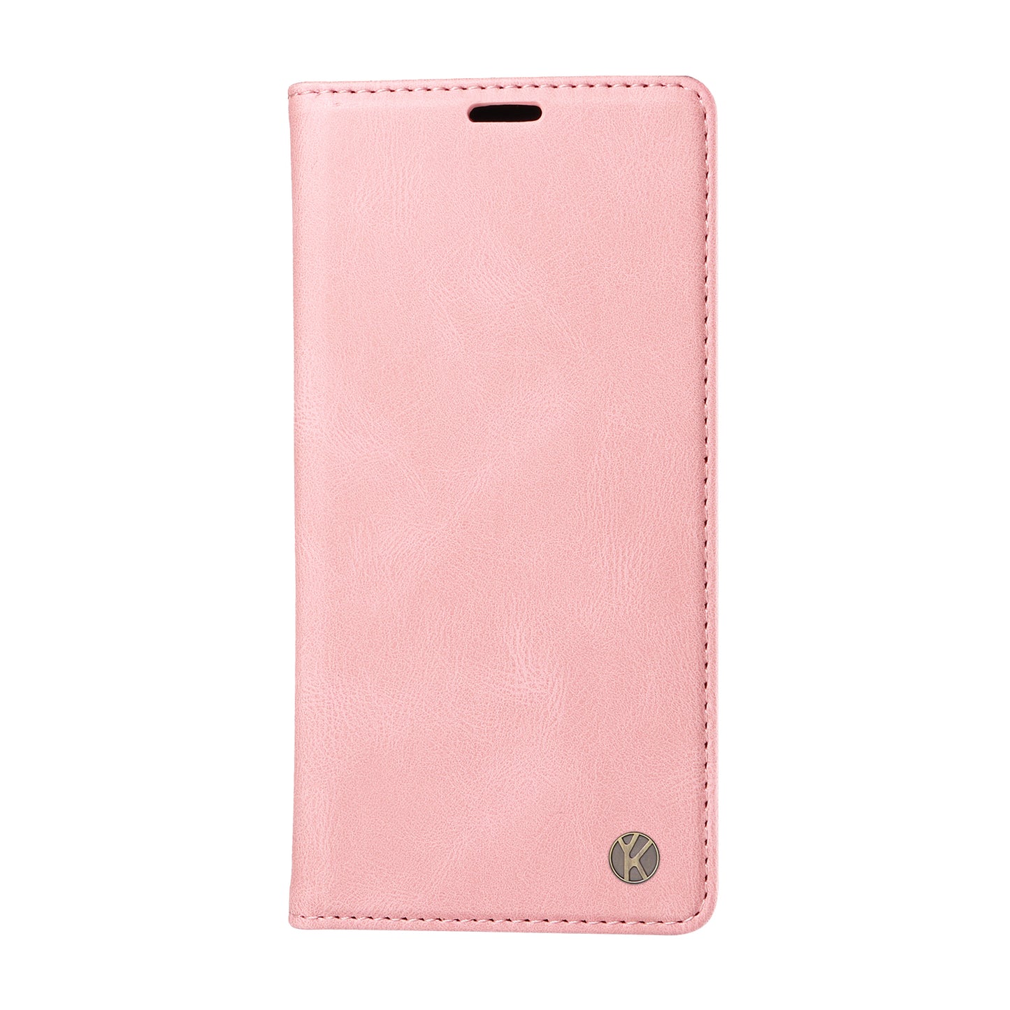 YIKATU YK-004 For Xiaomi Redmi Note 13 Pro 4G / Poco M6 Pro 4G Case Leather Skin-touch Phone Cover - Pink
