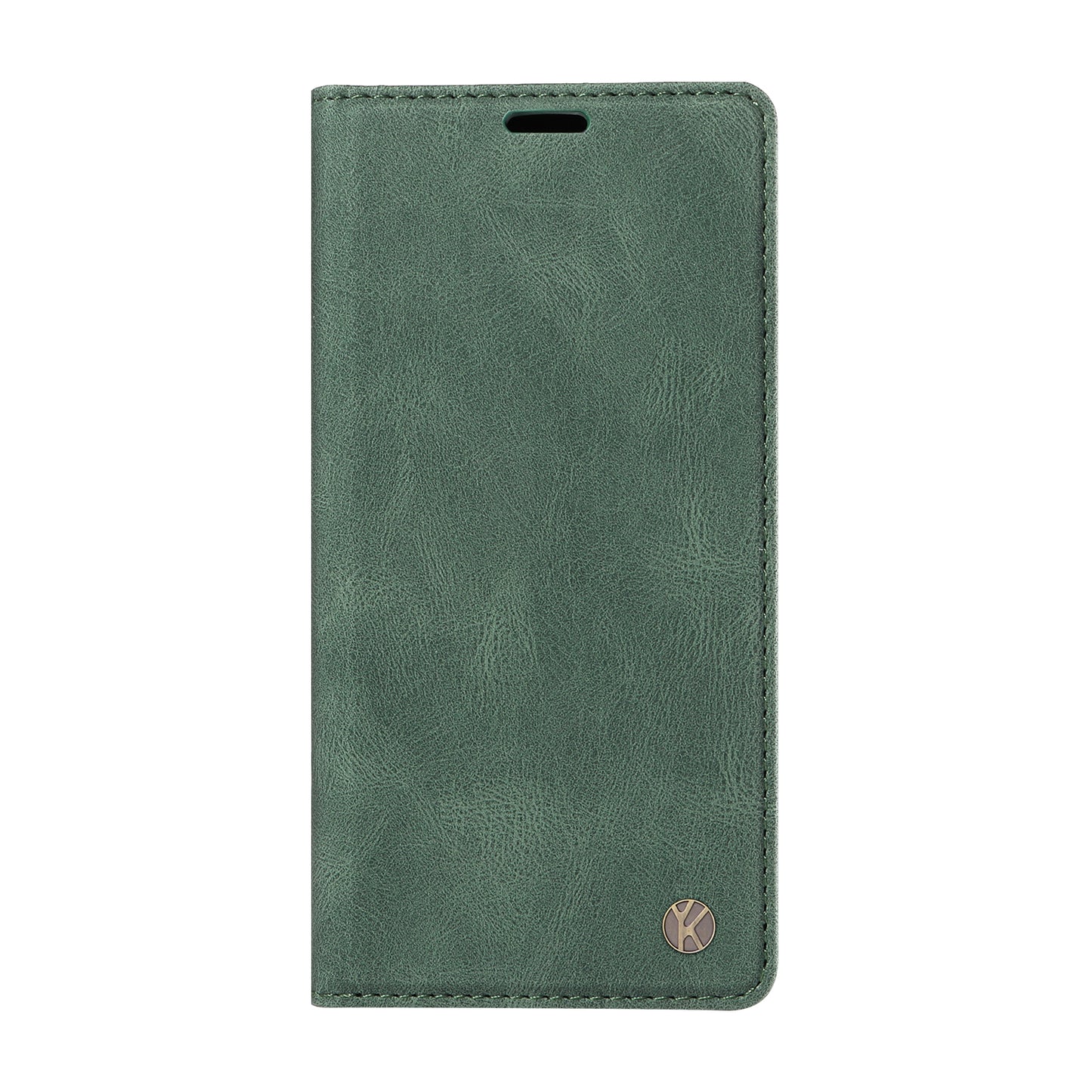 YIKATU YK-004 For Xiaomi Redmi Note 13 Pro 4G / Poco M6 Pro 4G Case Leather Skin-touch Phone Cover - Green