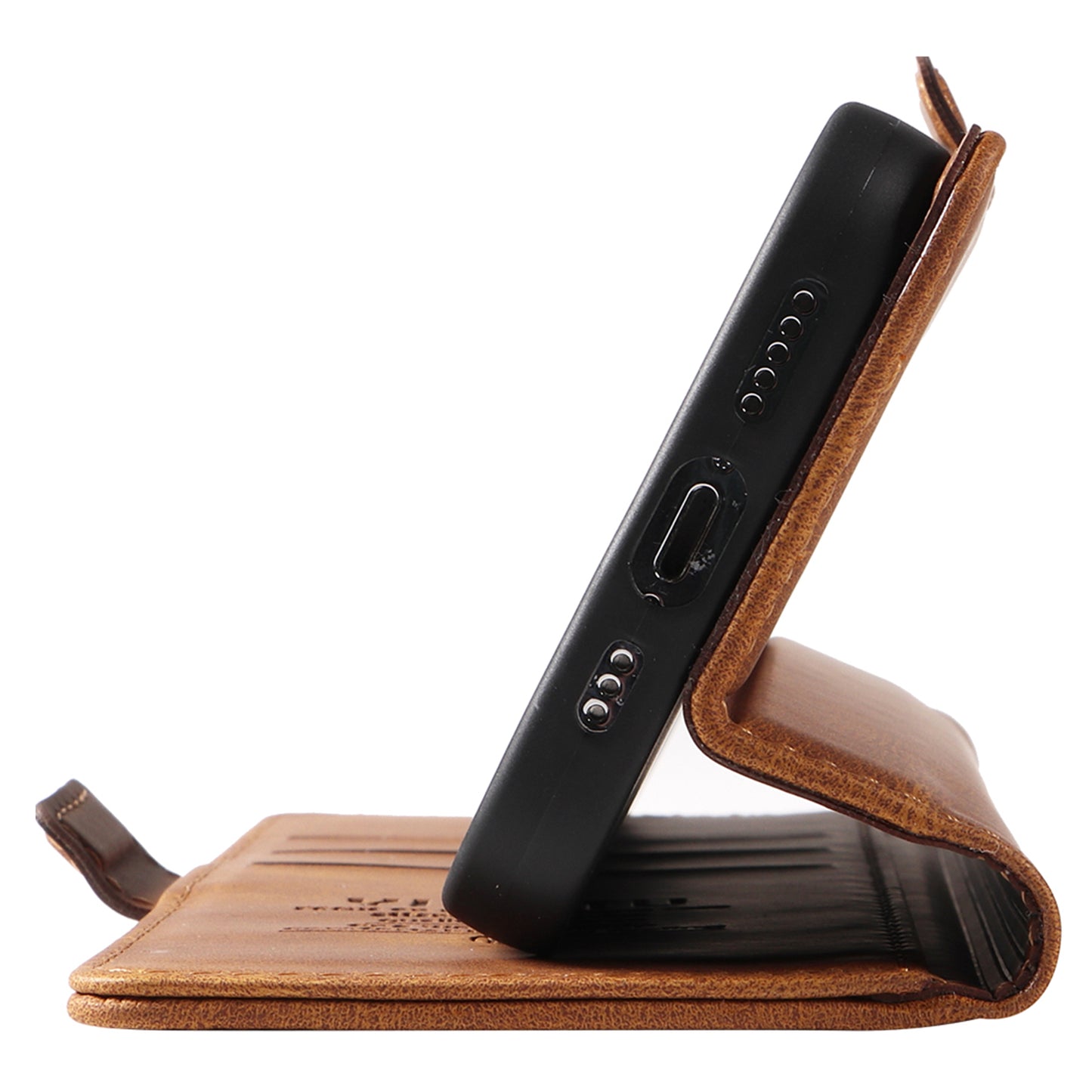 YIKATU YK-005 For Xiaomi Redmi Note 13 Pro 4G / Poco M6 Pro 4G Case Wallet Flip Phone Cover - Brown