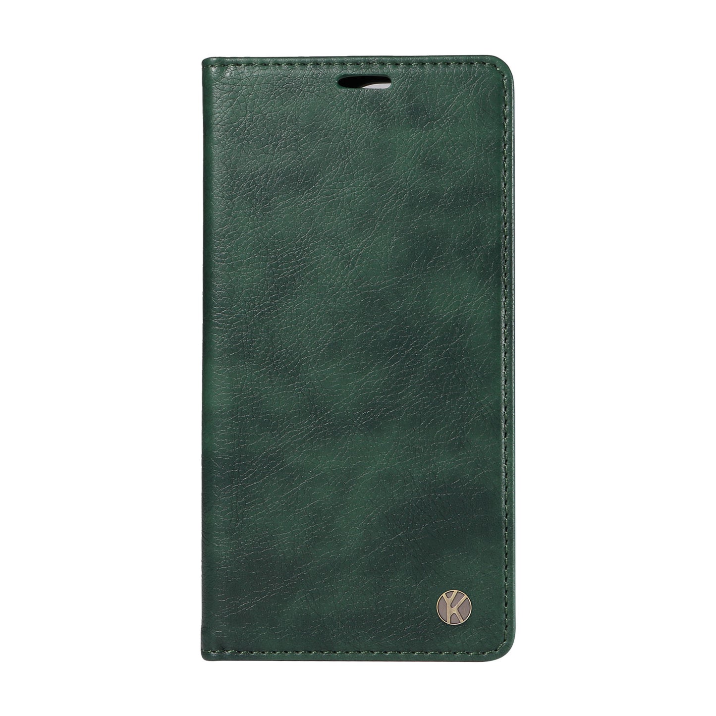 YIKATU YK-006 For Xiaomi Redmi Note 13 Pro 4G / Poco M6 Pro 4G Case Flip Wallet Phone Cover Litchi Texture - Green