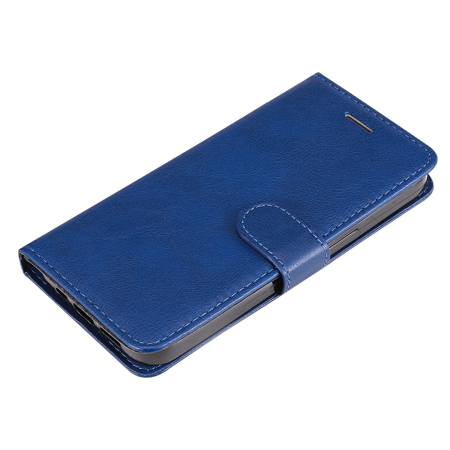 KT Leather Series-2 for Xiaomi Redmi Note 13 Pro 4G / Poco M6 Pro 4G Case Solid Color Leather Phone Shell - Blue