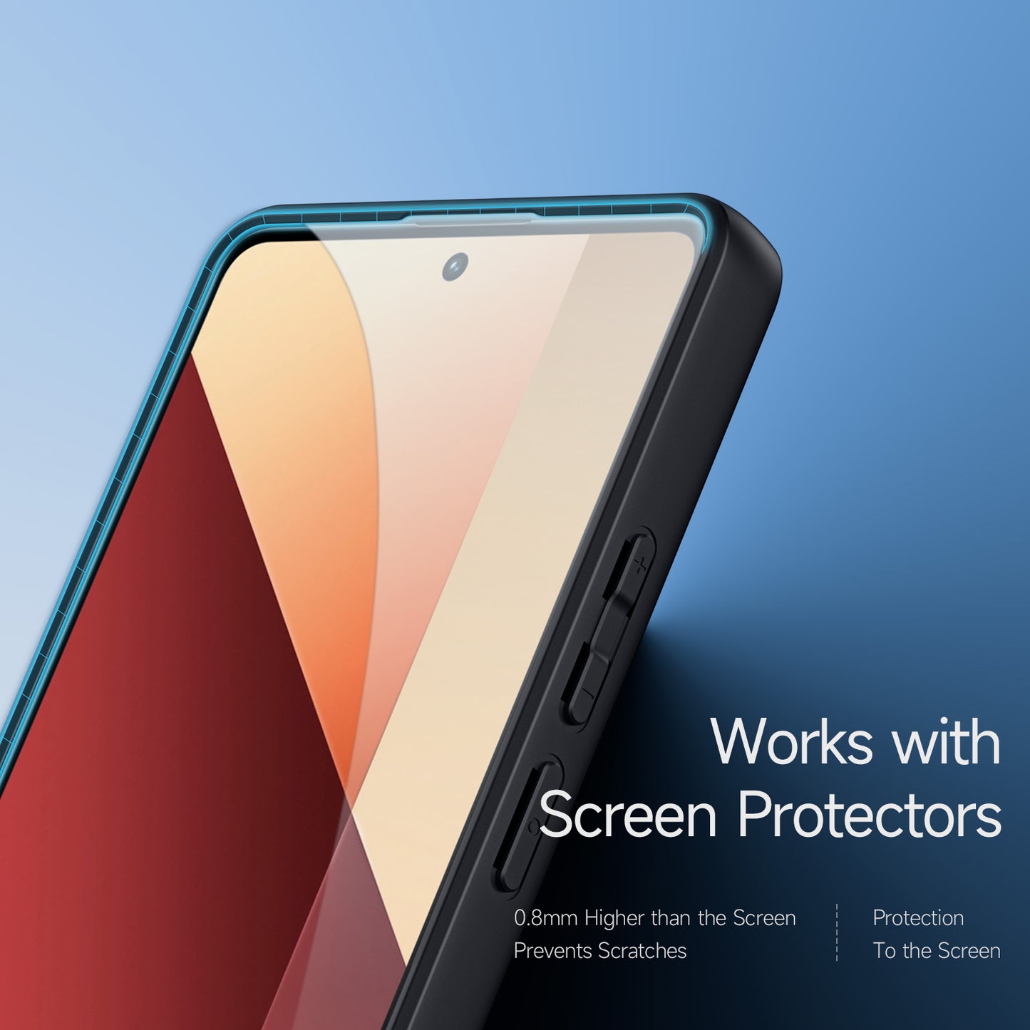 DUX DUCIS Aimo Series For Xiaomi Redmi Note 13 Pro 4G / Poco M6 Pro 4G Case PC+TPU Shockproof Phone Cover (REACH Certification) - Black