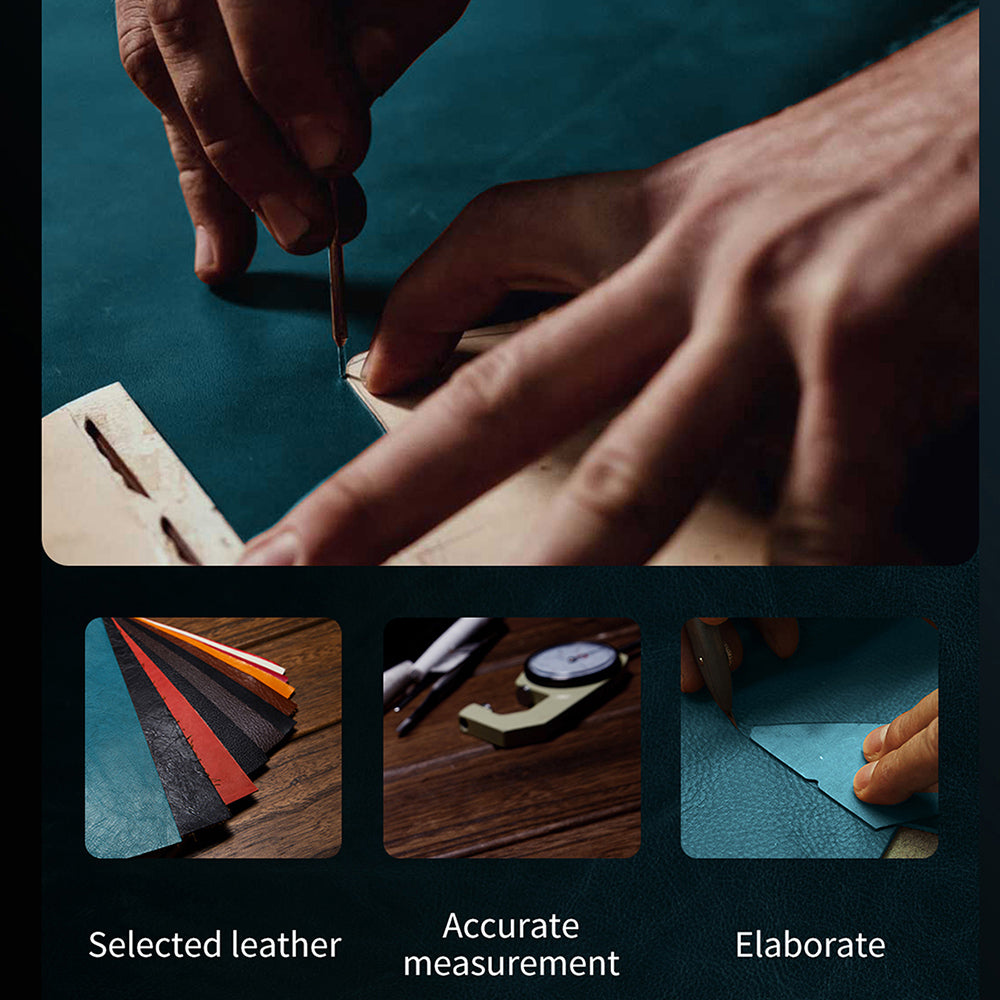 For Xiaomi Redmi Note 13 Pro+ 5G Cell Phone Case Anti-fall PC Shell PU Leather Cover - Sapphire