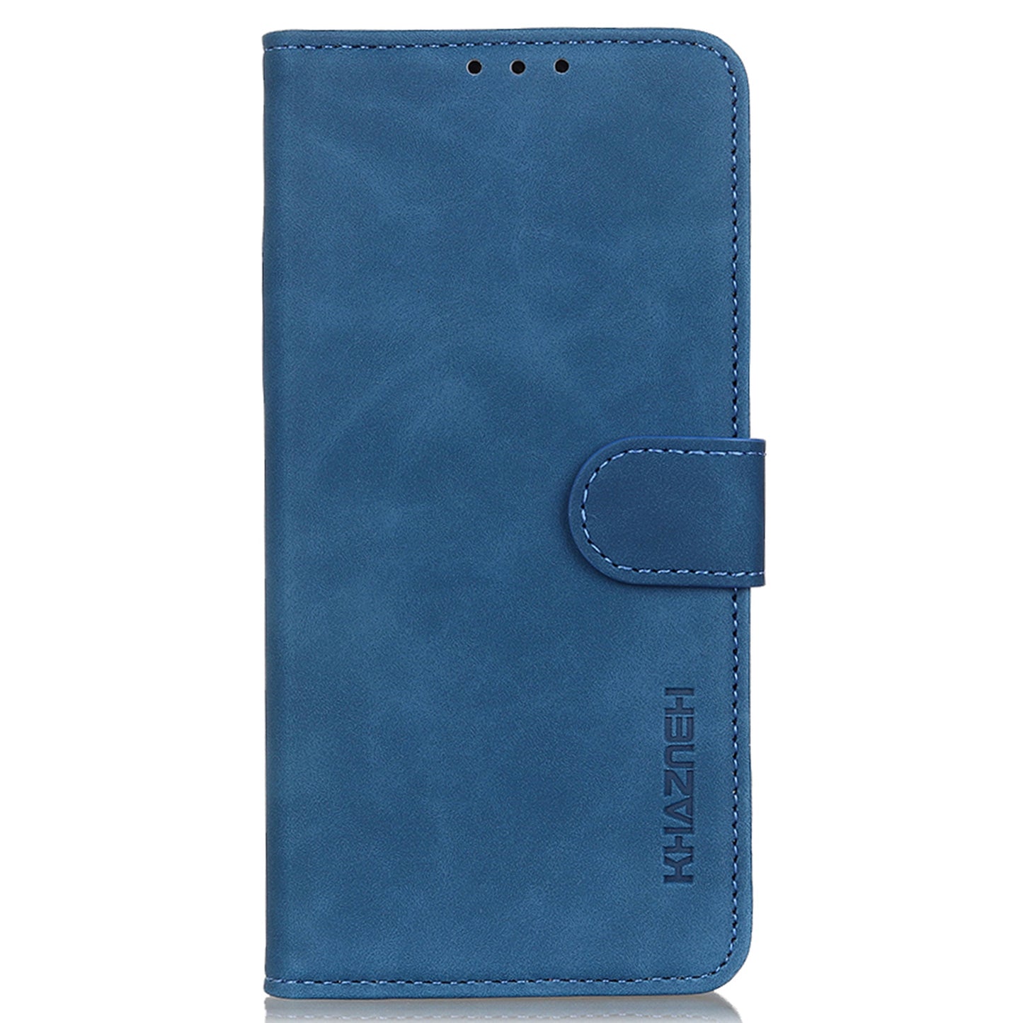 KHAZNEH For Xiaomi Redmi Note 13 Pro 4G / Poco M6 Pro 4G Phone Case Retro PU Leather Flip Cover - Blue