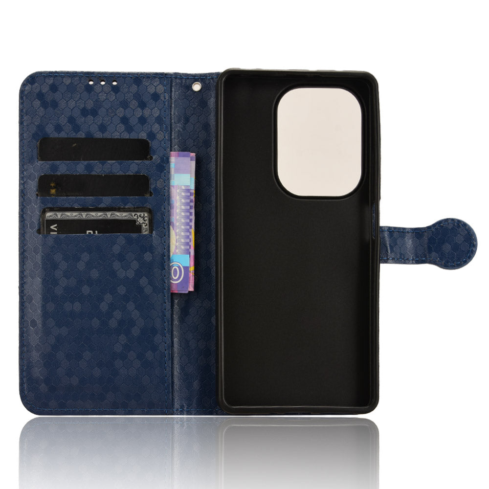 For Xiaomi Redmi Note 13 Pro 4G / Poco M6 Pro 4G Wallet Case Flip Leather Phone Cover - Dark Blue