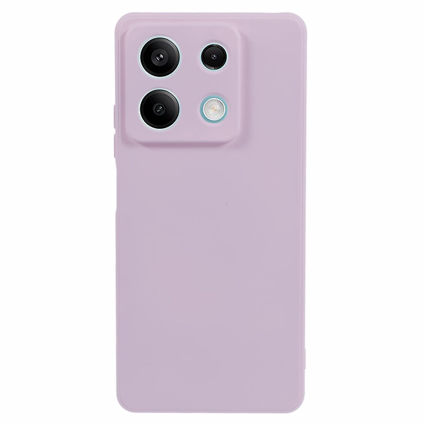 For Xiaomi Redmi Note 13 Pro 5G / Poco X6 5G TPU Phone Cover Rubberized Case with Soft Fiber Lining - Pink