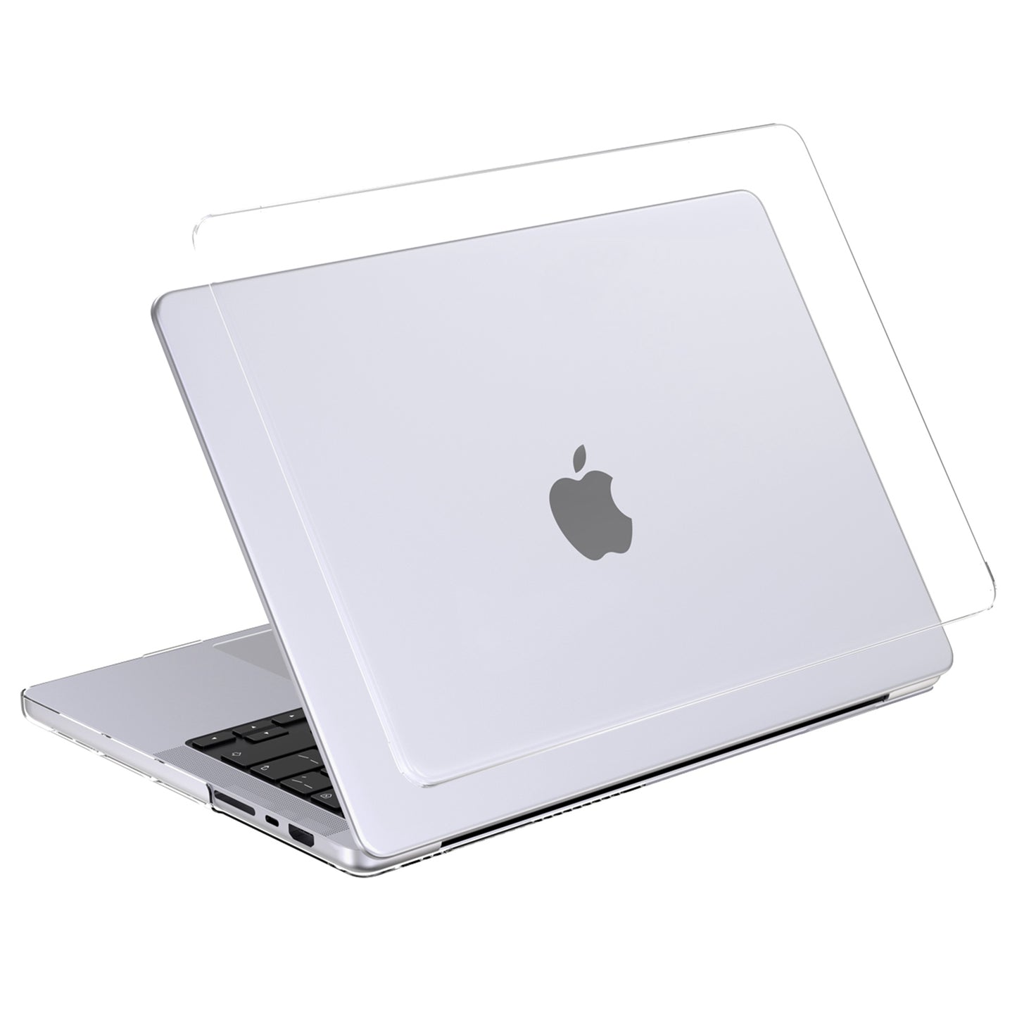 LENTION For MacBook Pro 16 inch (2021) Laptop Plastic Case Front and Back Transparent Protective Notebook Cover