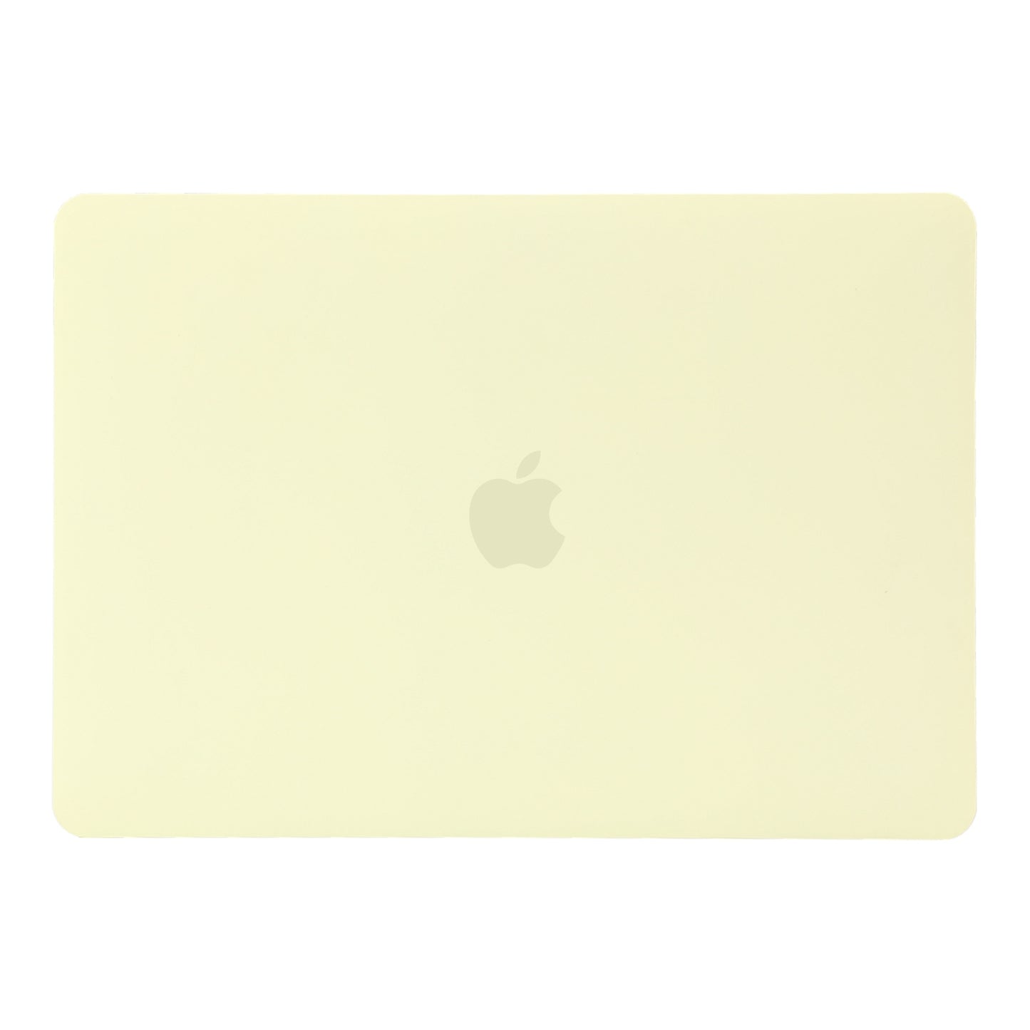 For MacBook Pro 14 inch (2021) Hard PC Protective Laptop Case Front and Back Anti-scratch Notebook Cover - Yellow