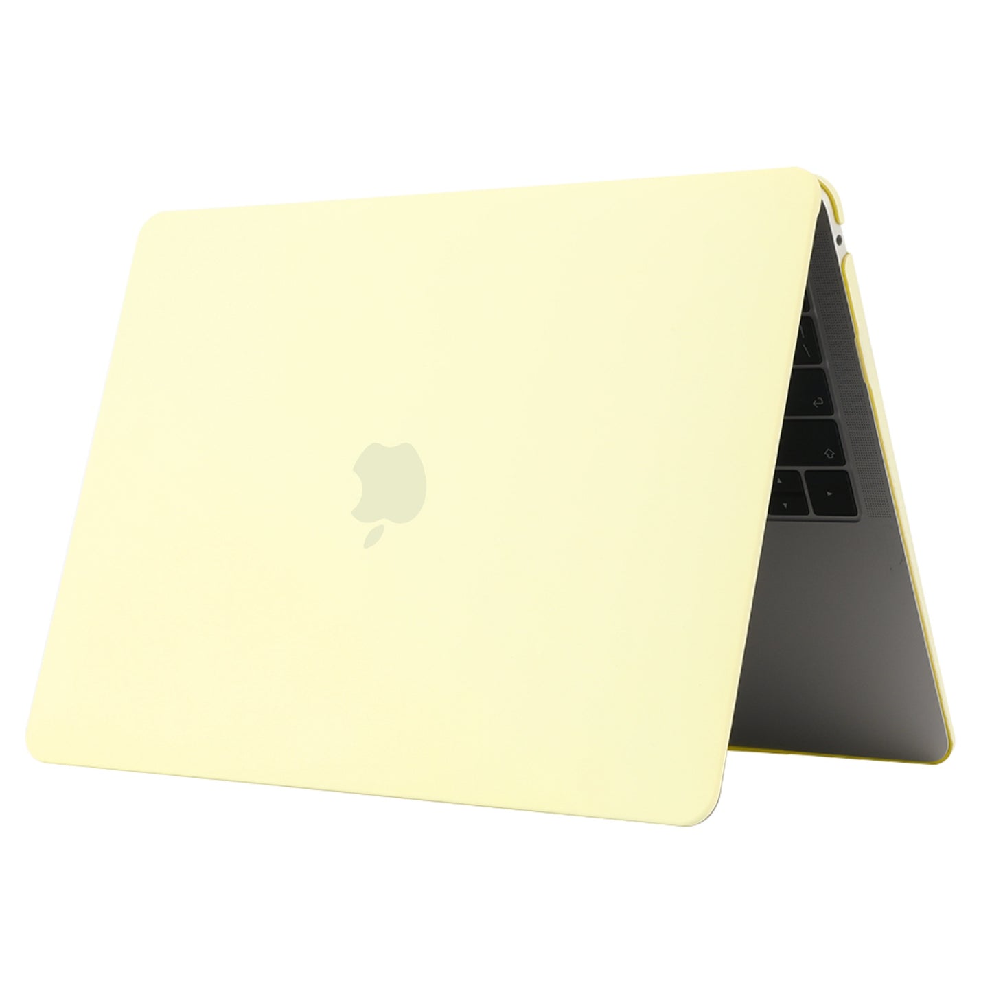 For MacBook Pro 14 inch (2021) Hard PC Protective Laptop Case Front and Back Anti-scratch Notebook Cover - Yellow